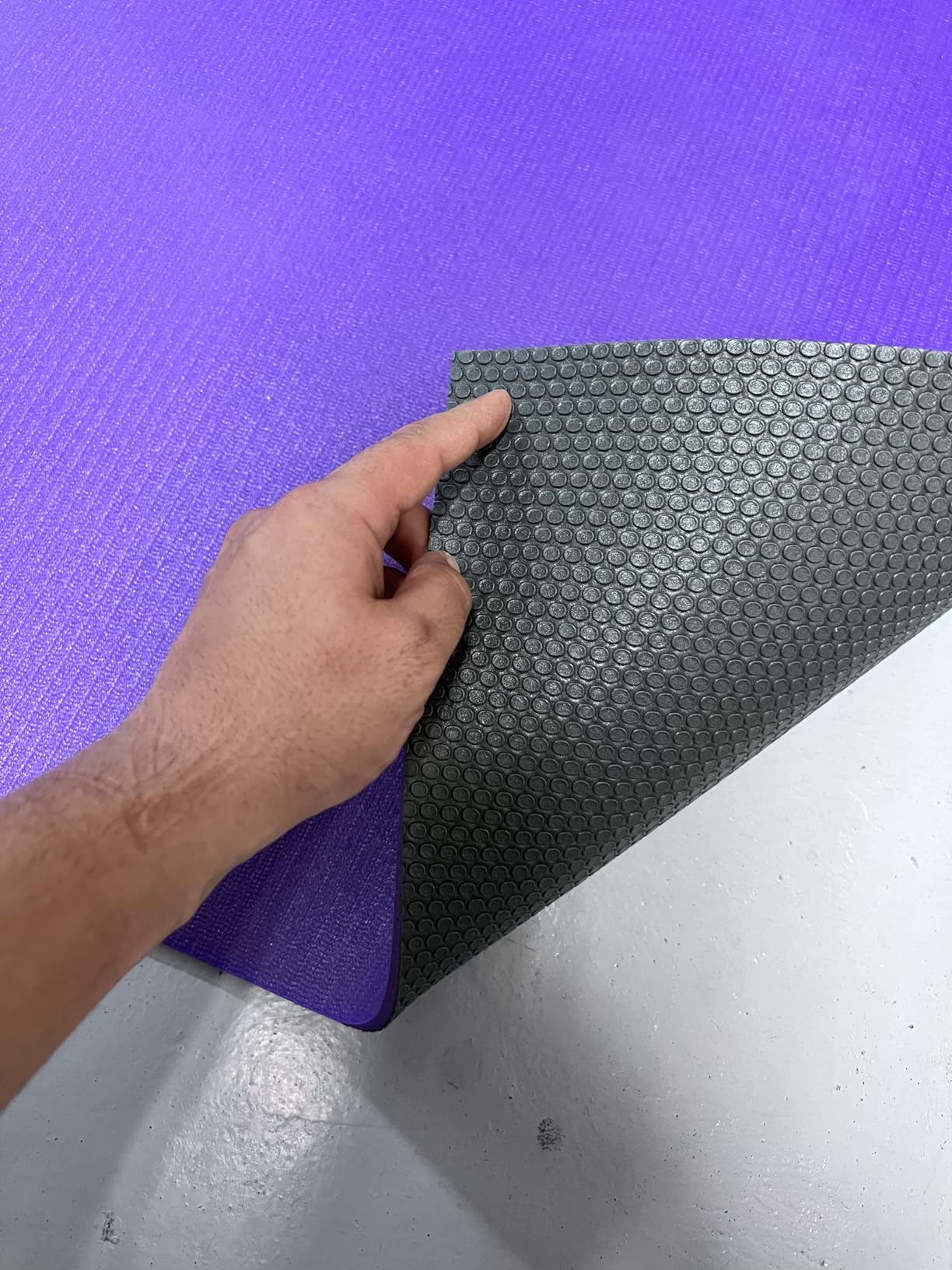 GXMMAT Extra Large Exercise Mat 7mm, Extra Wide Workout Mats for Home Gym Flooring, Non-Slip Thick Durable Cardio Mat for MMA, Plyo, Jump Rope, Weights, Fitness, Shoe-Friendly customer photo 1