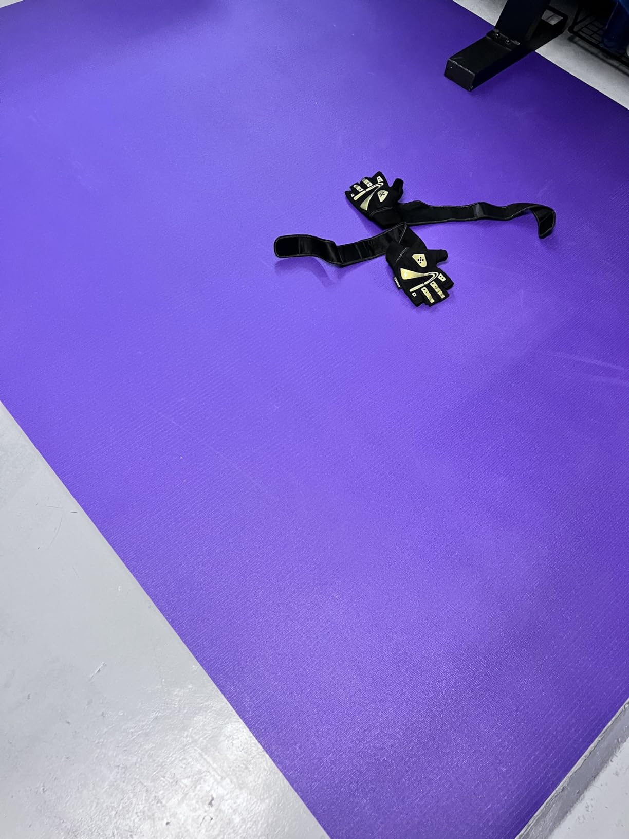 GXMMAT Extra Large Exercise Mat 7mm, Extra Wide Workout Mats for Home Gym Flooring, Non-Slip Thick Durable Cardio Mat for MMA, Plyo, Jump Rope, Weights, Fitness, Shoe-Friendly customer photo 2