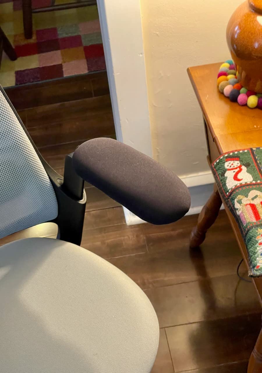 Series 1 Office Chair - Ergonomic Work Chair with Wheels for Carpet - Helps Support Productivity - Weight-Activated Controls, Back & Arm Support - Easy Assembly - Licorice customer photo 2