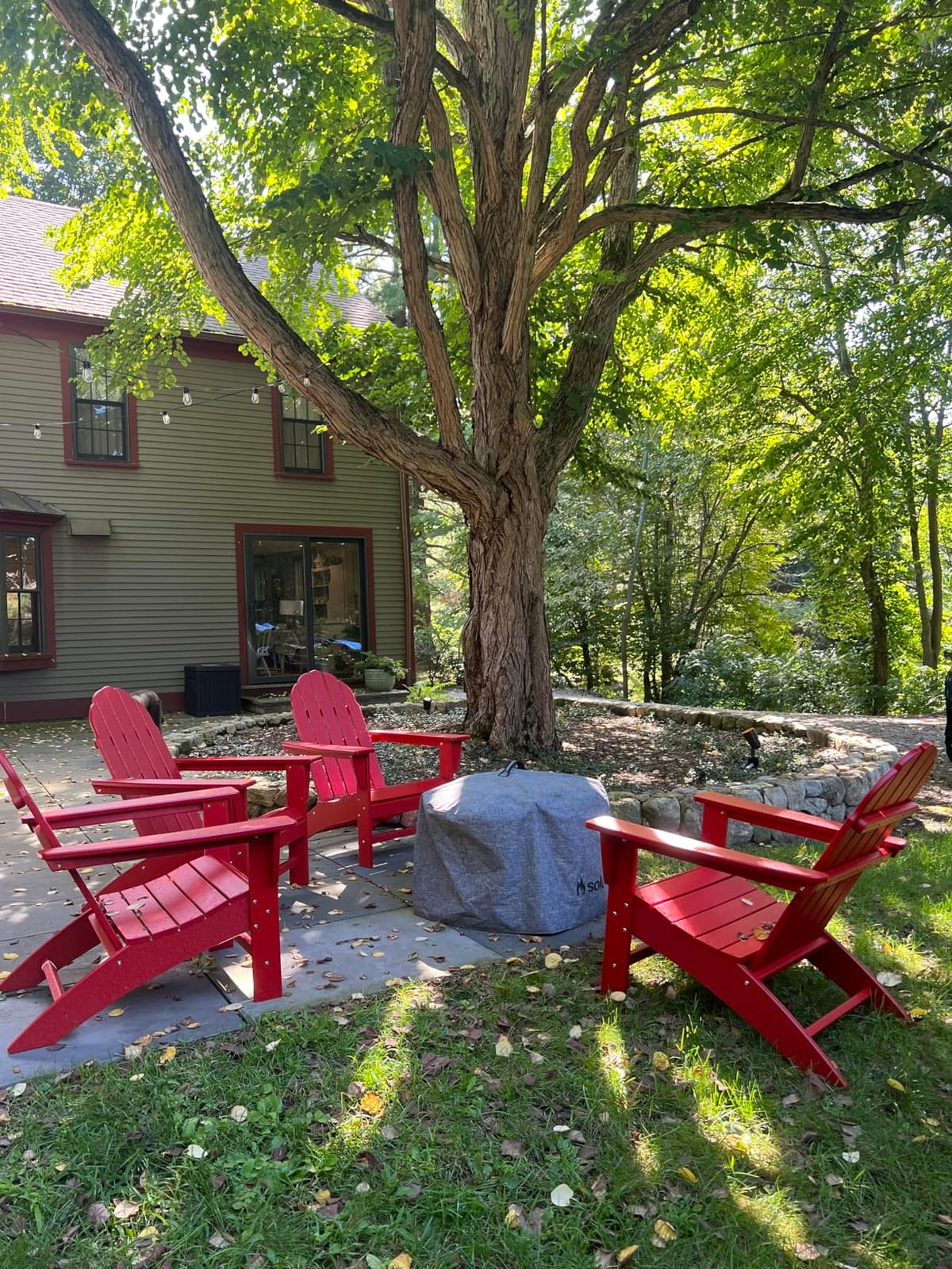 Polywood Vineyard Adirondack Chair, Mahogany customer photo 1
