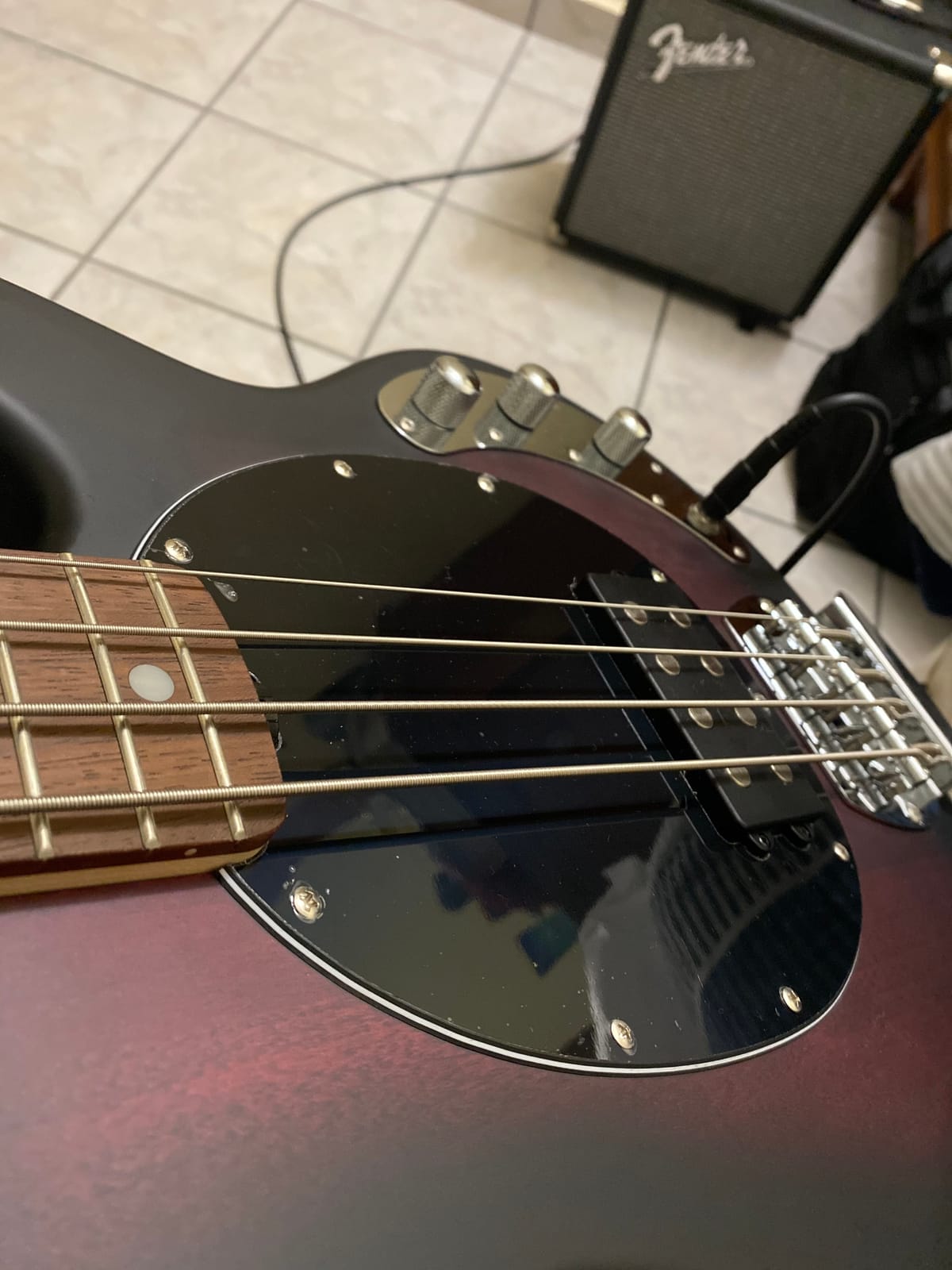 Sterling by Music Man StingRay Ray4 Bass Guitar in Black customer photo 2