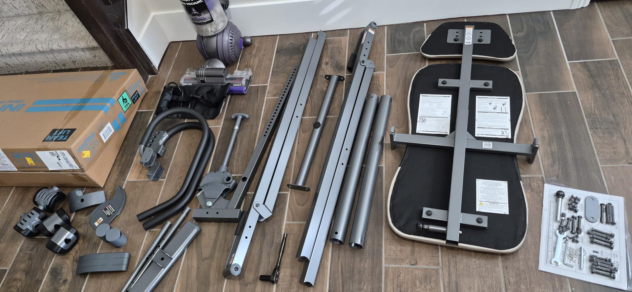 Innova ITX9900 Inversion Table with Air Lumbar Support, Black/Gray customer photo 1