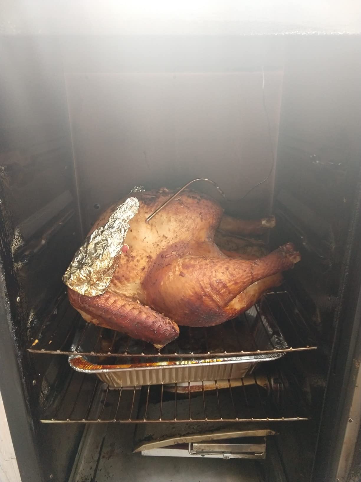 Masterbuilt 30-inch Digital Electric Vertical BBQ Smoker with Side Wood Chip Loader, Chrome Racks and 710 Cooking Square Inches in Black, Model MB20071117 customer photo 1