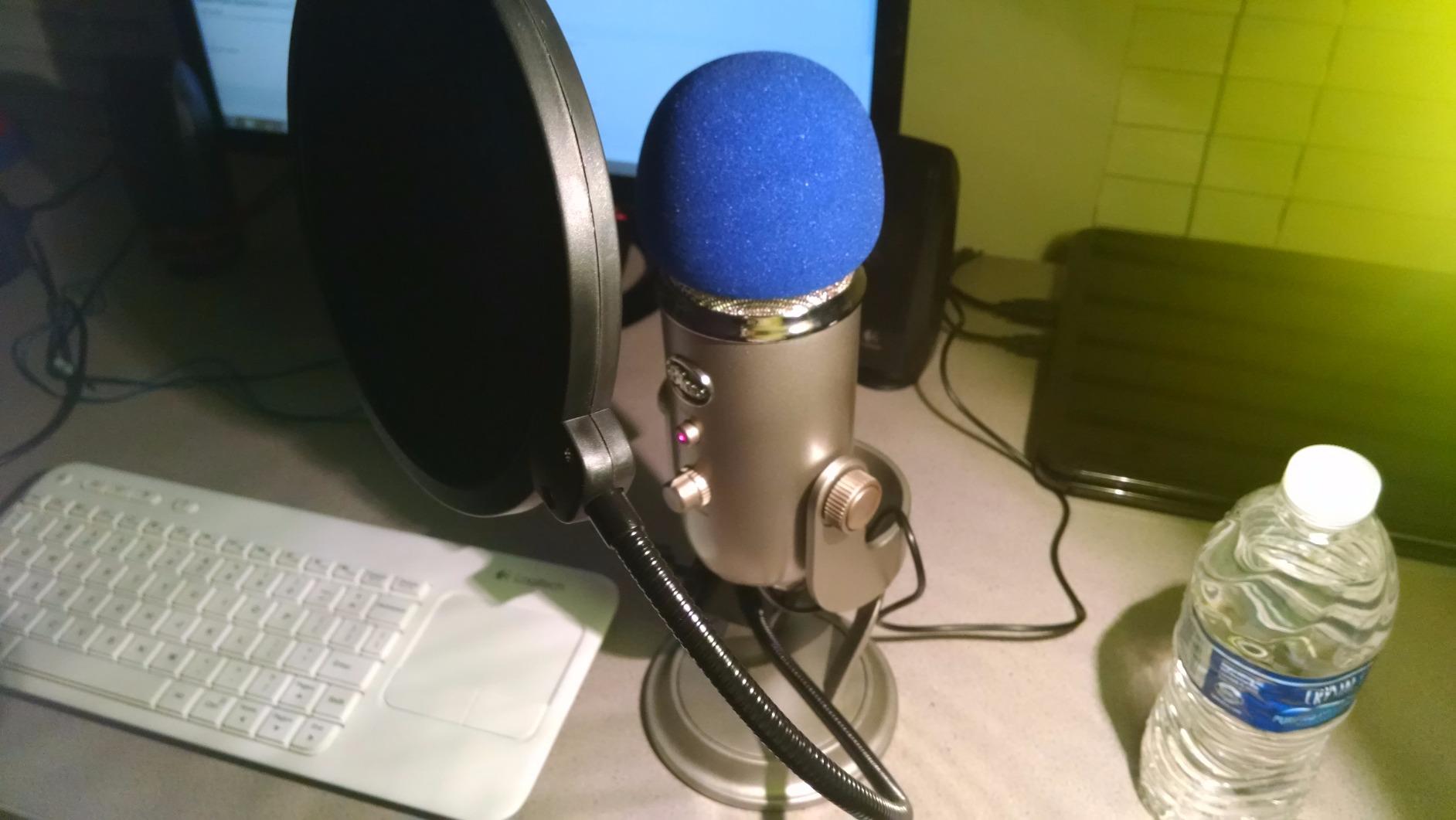 Blue Yeti USB Mic for Recording & Streaming on PC and Mac, 3 Condenser Capsules, 4 Pickup Patterns, Headphone Output and Volume Control, Mic Gain Control, Adjustable Stand, Plug & Play - Lunar Gray customer photo 2