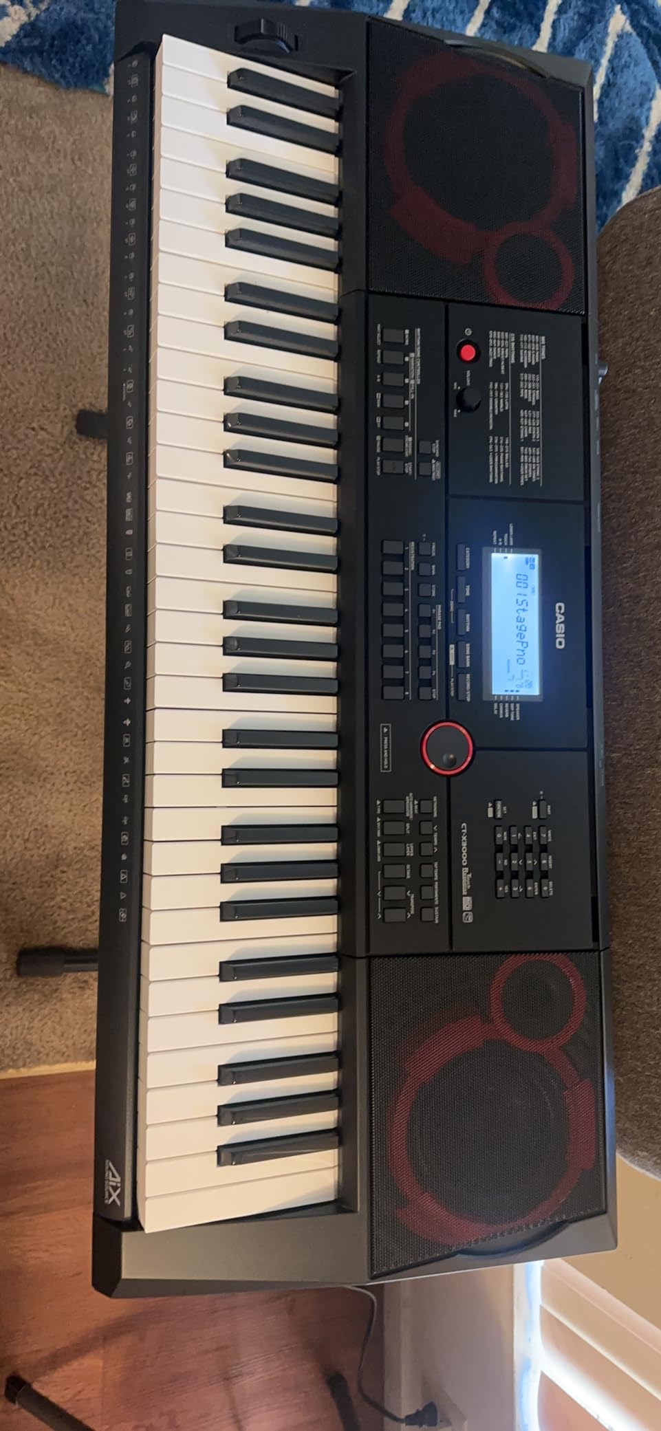 Casio CT-X3000 61-Key Portable Arranger Keyboard with 800 Tones, USB-MIDI, 235 Rhythms, DSP Effects, 17-Track Recorder, Phrase Pads, and 12W Speakers customer photo 2