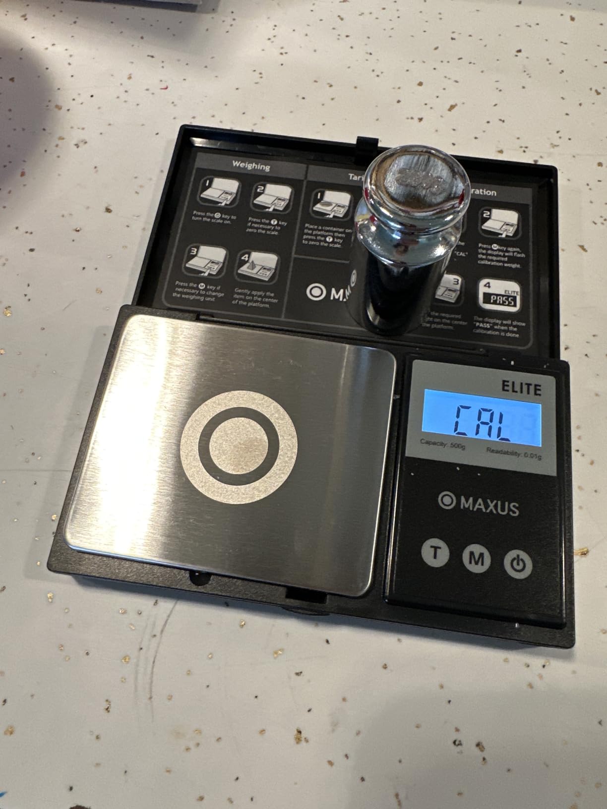 Digital Pocket Gram Scale 500g x 0.01g High Precision with Tray for Jewelry, Gold, Coins customer photo 1