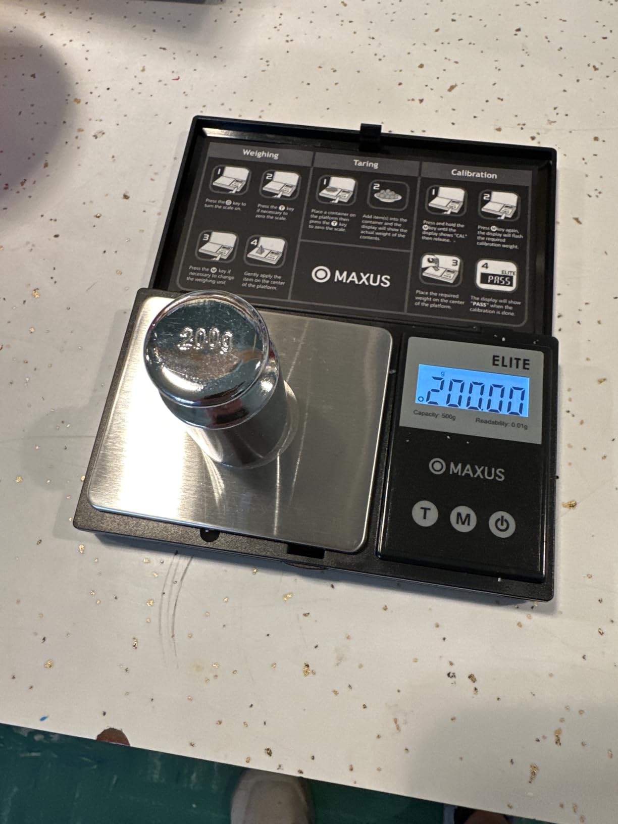 Digital Pocket Gram Scale 500g x 0.01g High Precision with Tray for Jewelry, Gold, Coins customer photo 2