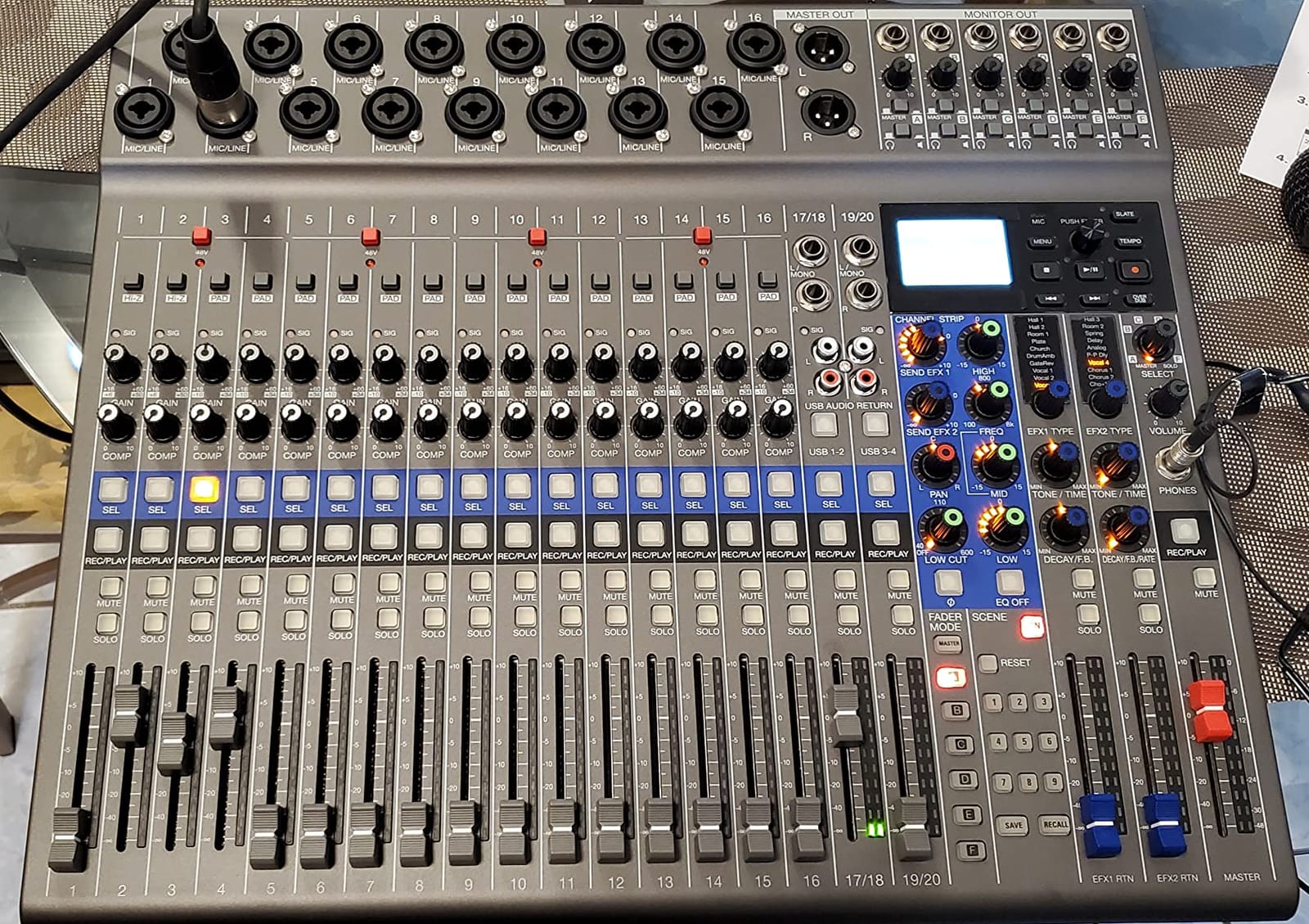 Zoom LiveTrak L-20 Mixer/Recorder for Musicians & Podcasters | 20-channel digital mixer with 22-track recording and USB audio interface for mixing, monitoring and multitrack recording customer photo 1