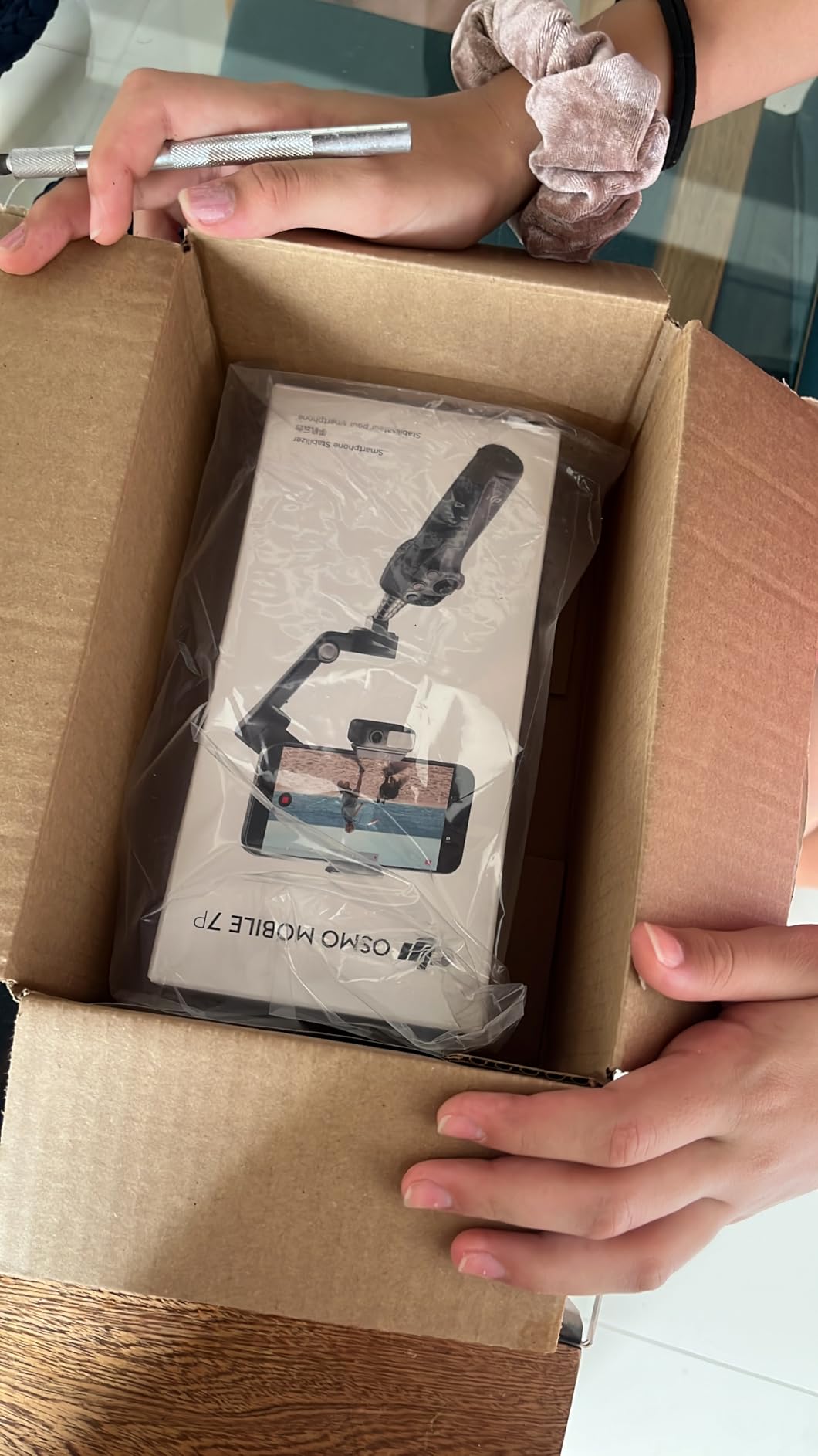 DJI Osmo Mobile 7P Gimbal Stabilizer for iPhone & Android, Native Tracking | Lighting, 3-Axis Phone Gimbal, Quick Launch, One-Tap Edit, Built-in Extension Rod & Tripod, 10hrs Use, Phone Charging customer photo 1