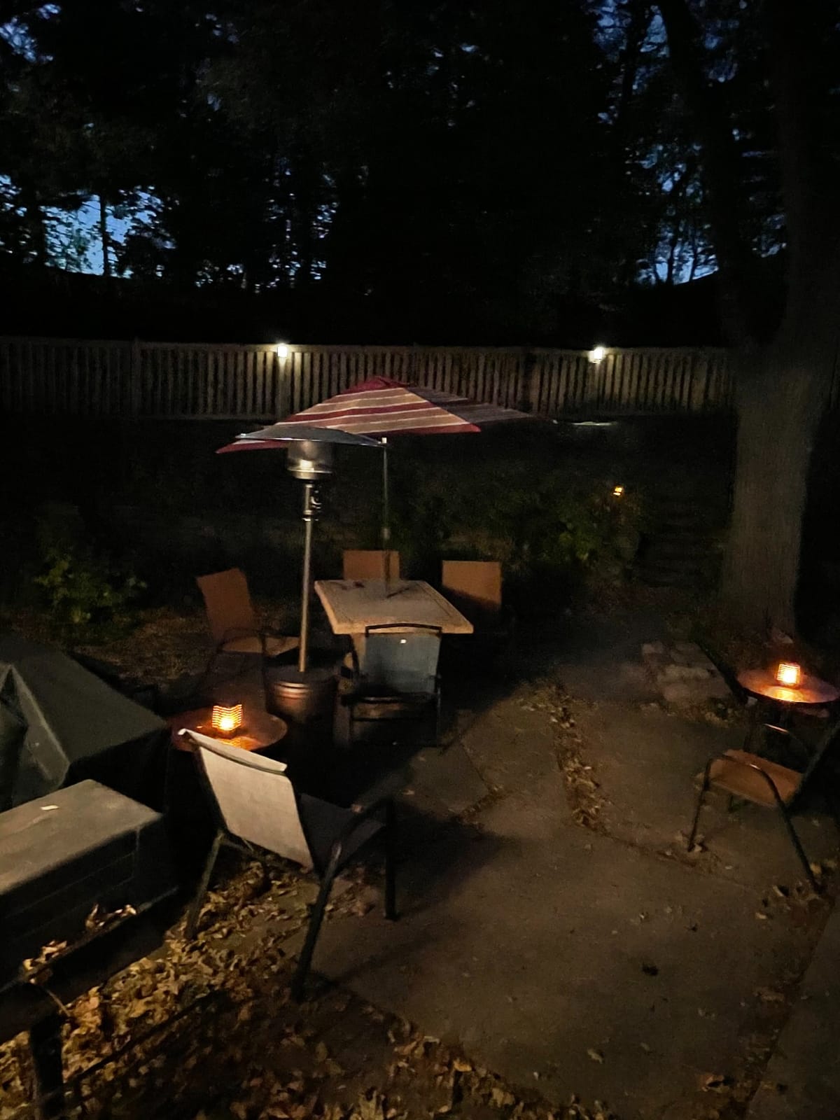 Flash Furniture 31.5x55 in Tempered Glass Table, with Umbrella Hole customer photo 1