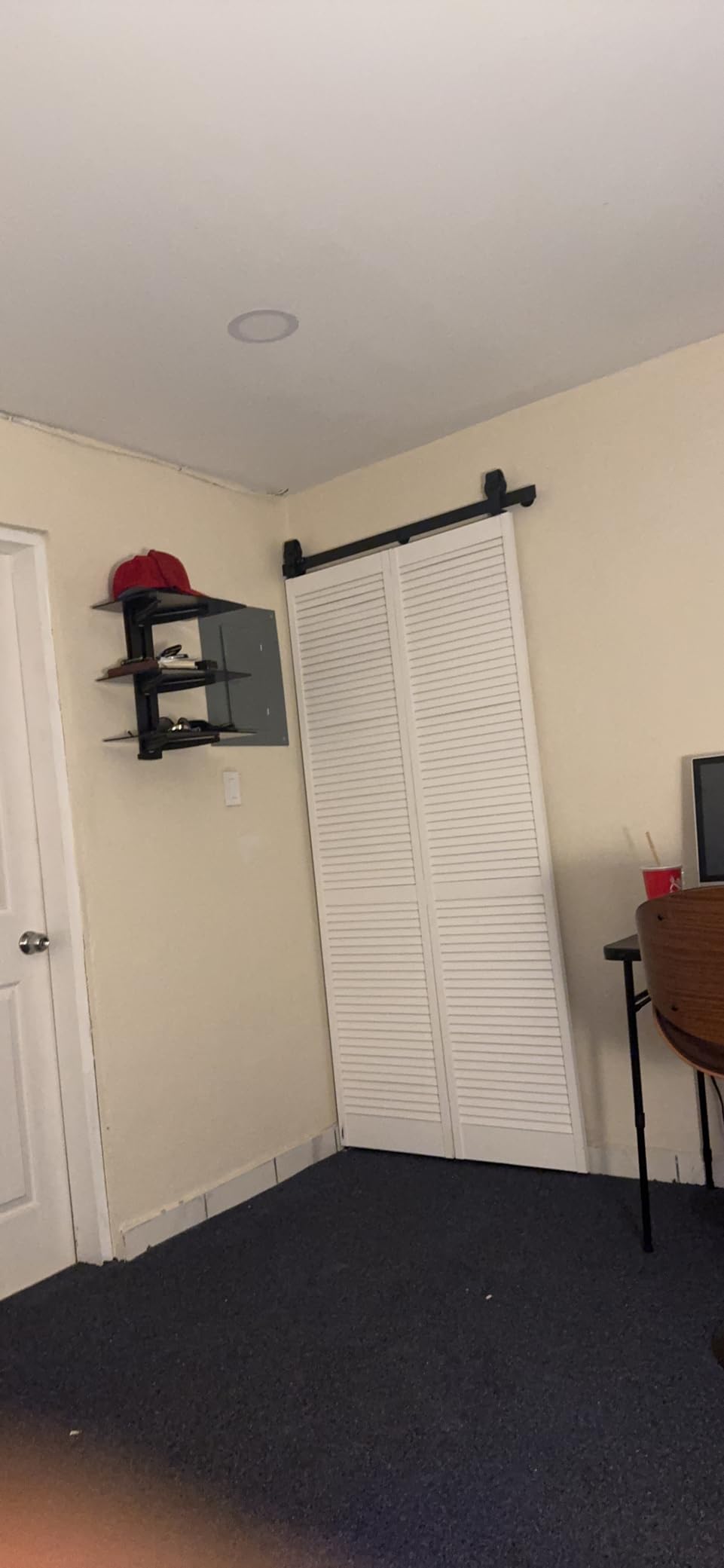 Kimberly Bay Closet Door, Bi-fold, Traditional Louver-Louver White (80x32) customer photo 2
