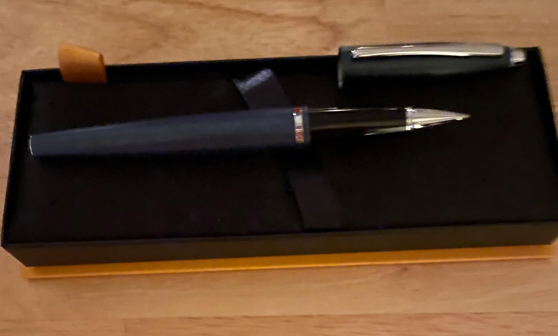 Cross Calais Rollerball Pen, Matte Metallic Midnight Blue, Black Ink, Professional Desk Essential, Luxury Gift Box customer photo 2