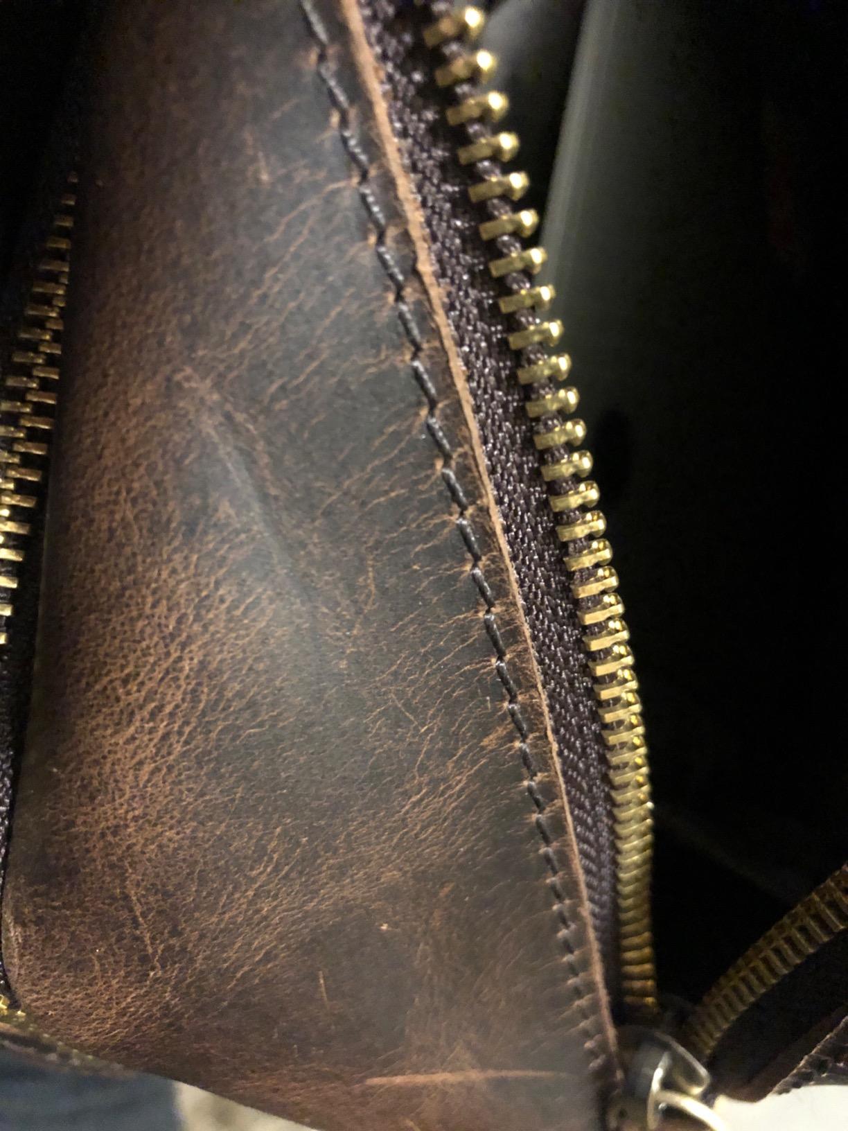 Business Travel Briefcase Genuine Leather Duffel Bags for Men Laptop Bag fits 15.6 inches Laptop customer photo 1