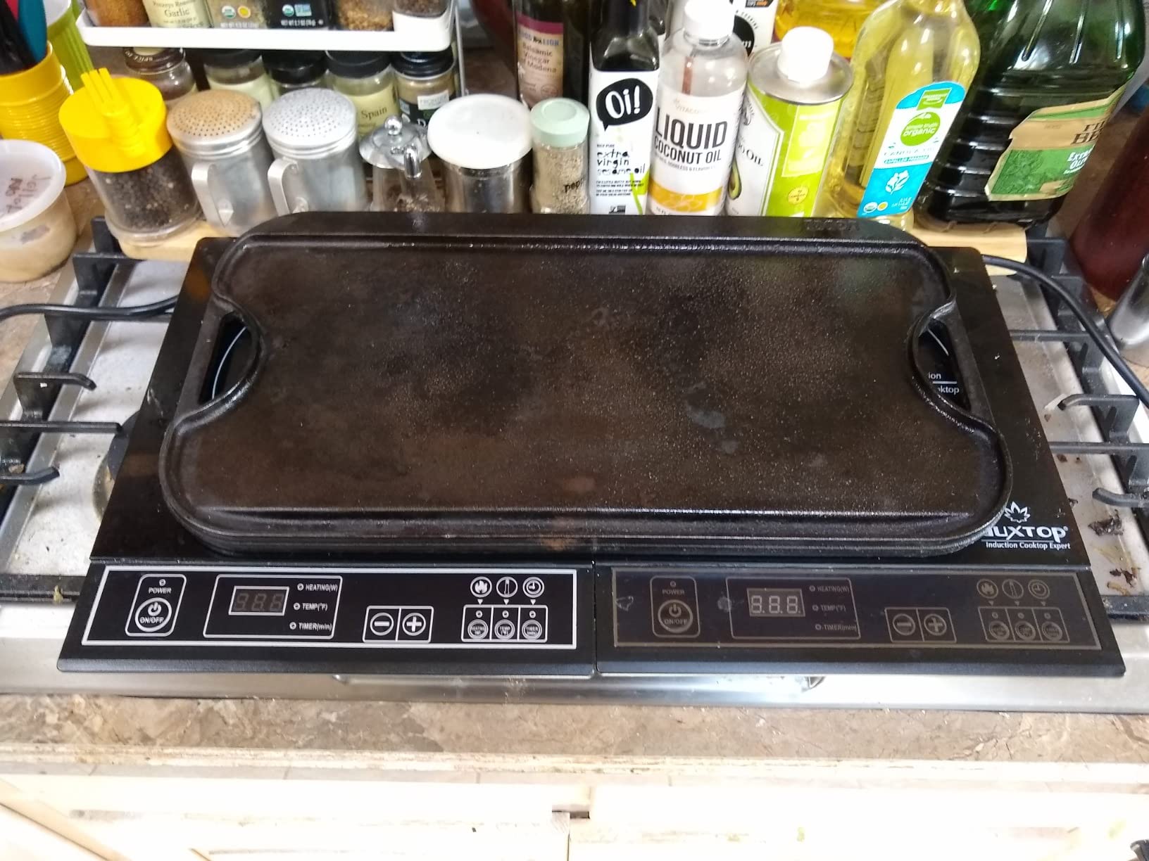 Duxtop 1800W Portable Induction Cooktop Countertop Burner, Silver 8120MC | BT-180G3 customer photo 2