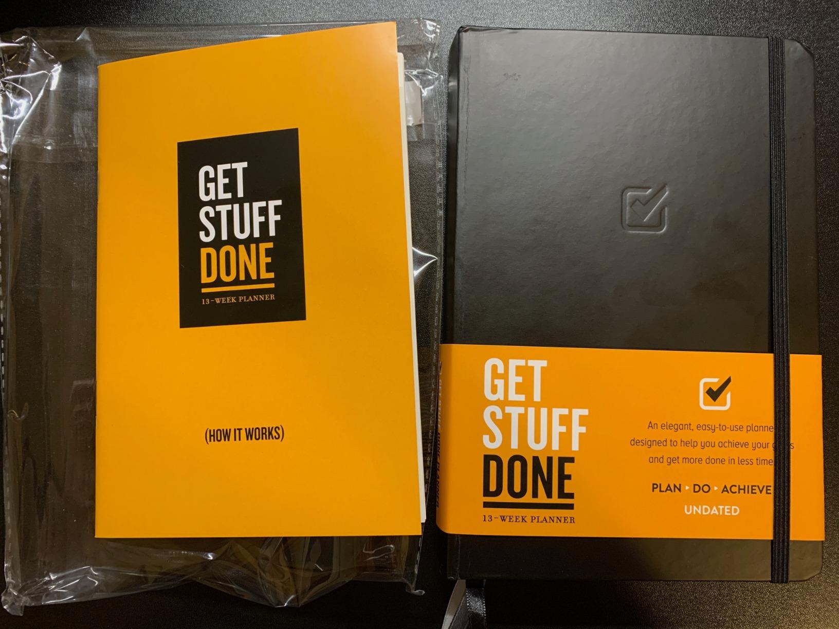 Get Stuff Done Planner for Productivity - 1 Year Undated Daily Planner, 8.5- x 11- - Sturdy & Smart Organizer for Goal Setting - Personal Organizer for Men & Women customer photo 2