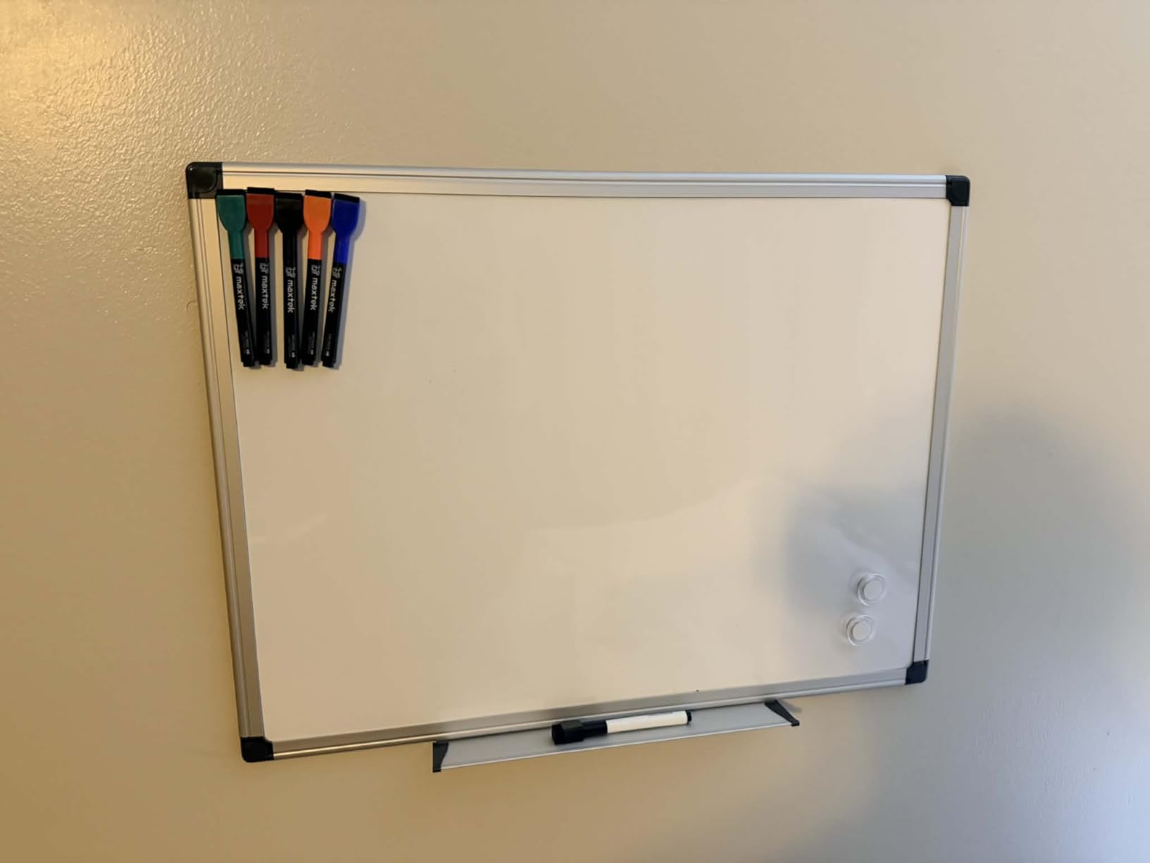 Amazon Basics Magnetic Dry Erase Whiteboard, 36