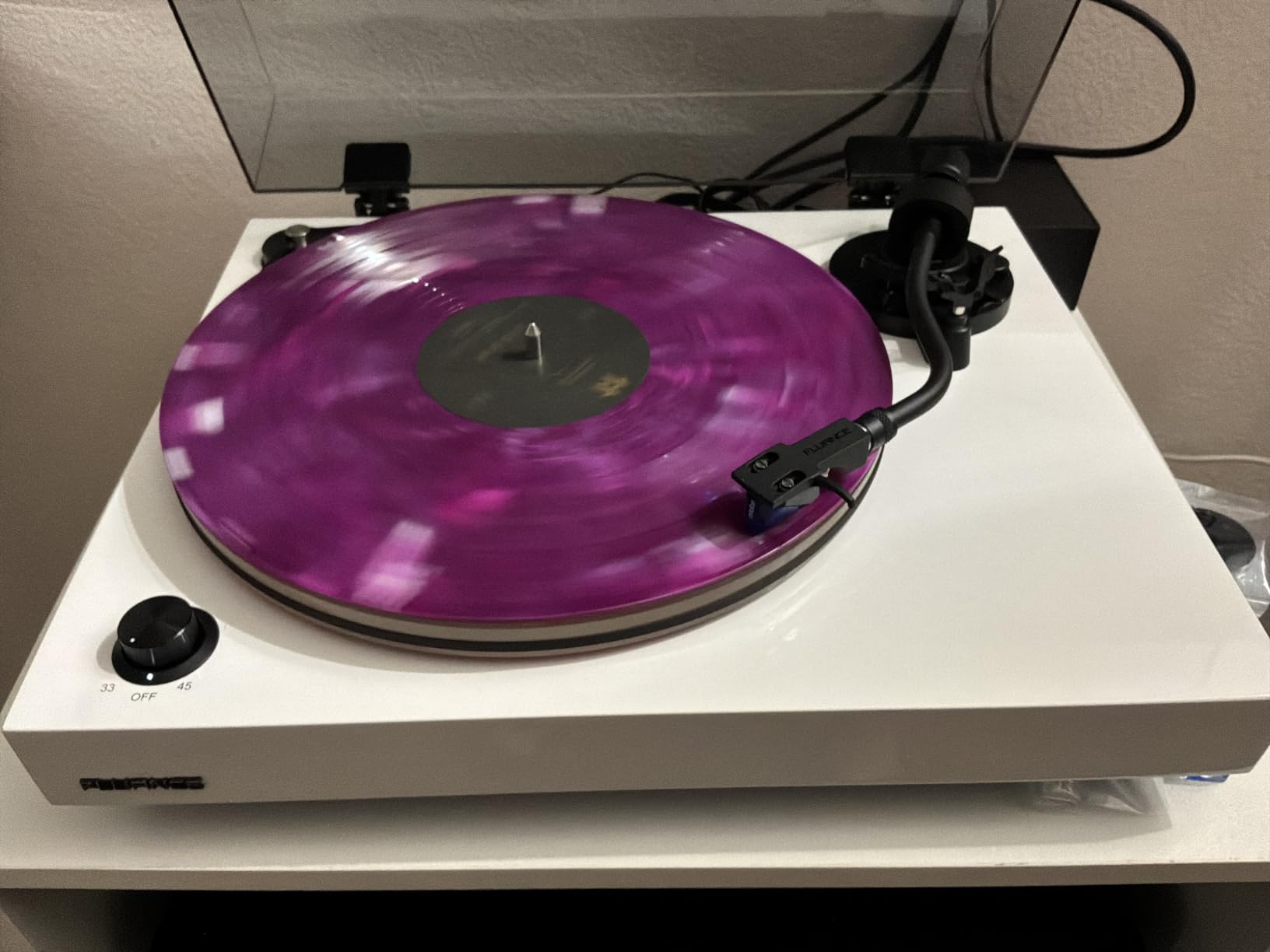 Fluance RT85 Turntable with Ortofon Cartridge, Acrylic Platter, Speed Control, and Vibration Isolation - Walnut customer photo 2