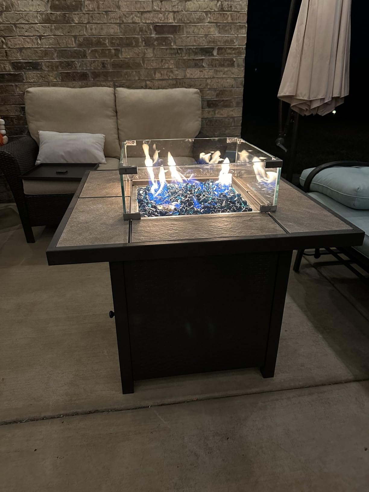BALI OUTDOORS Propane Gas Fire Pit Table customer photo 1