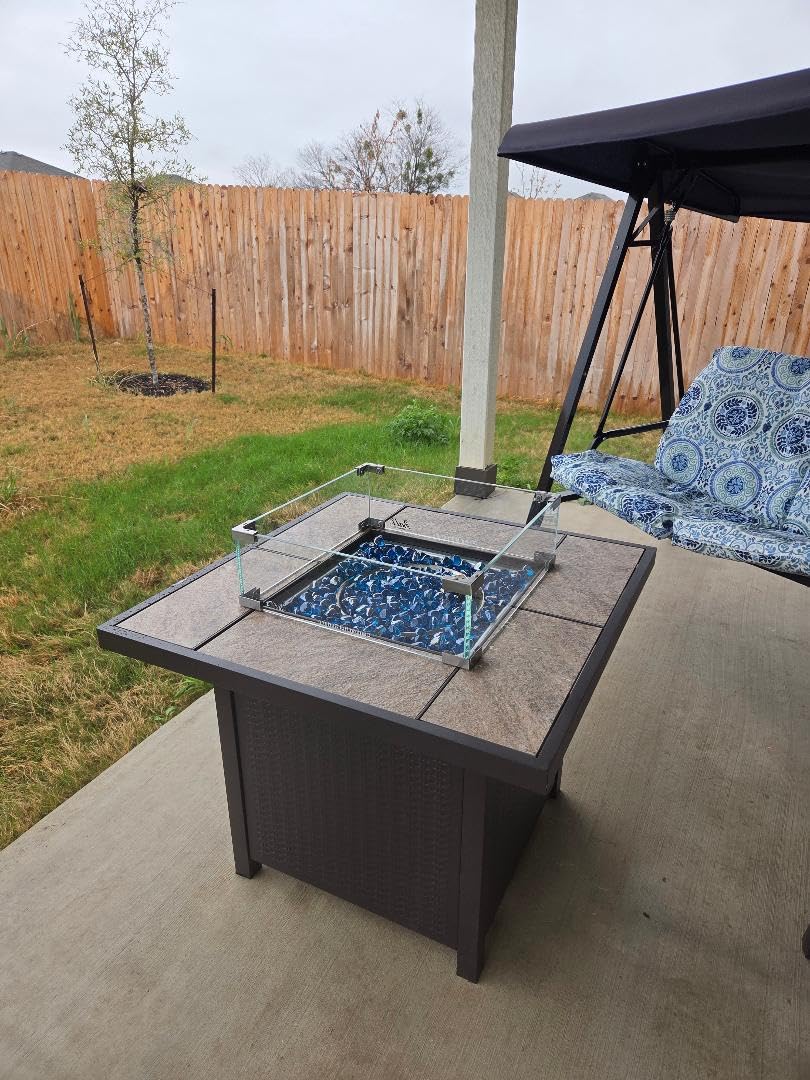 BALI OUTDOORS Propane Gas Fire Pit Table customer photo 2