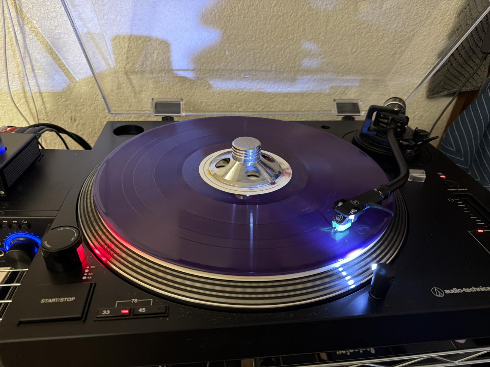 Audio-Technica AT-LP60X-BK Fully Automatic Belt-Drive Stereo Turntable, Black, Hi-Fi, 2 Speed, Dust Cover, Anti-Resonance, Die-Cast Aluminum Platter customer photo 1