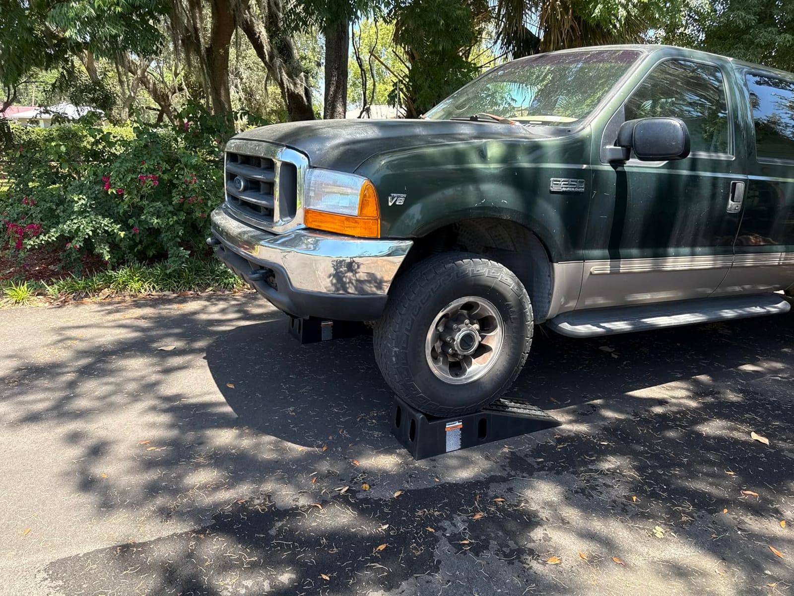 Ironton Poly Car Ramp Set, 12,000-Lb. GVW, 35.5in.L x 12in.W, 2-Pc. customer photo 2