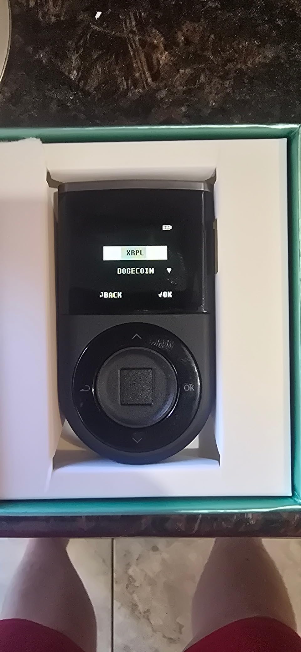 D'CENT Hardware Wallet | Biometric Cold Storage, Bluetooth, Multi-Crypto customer photo 1