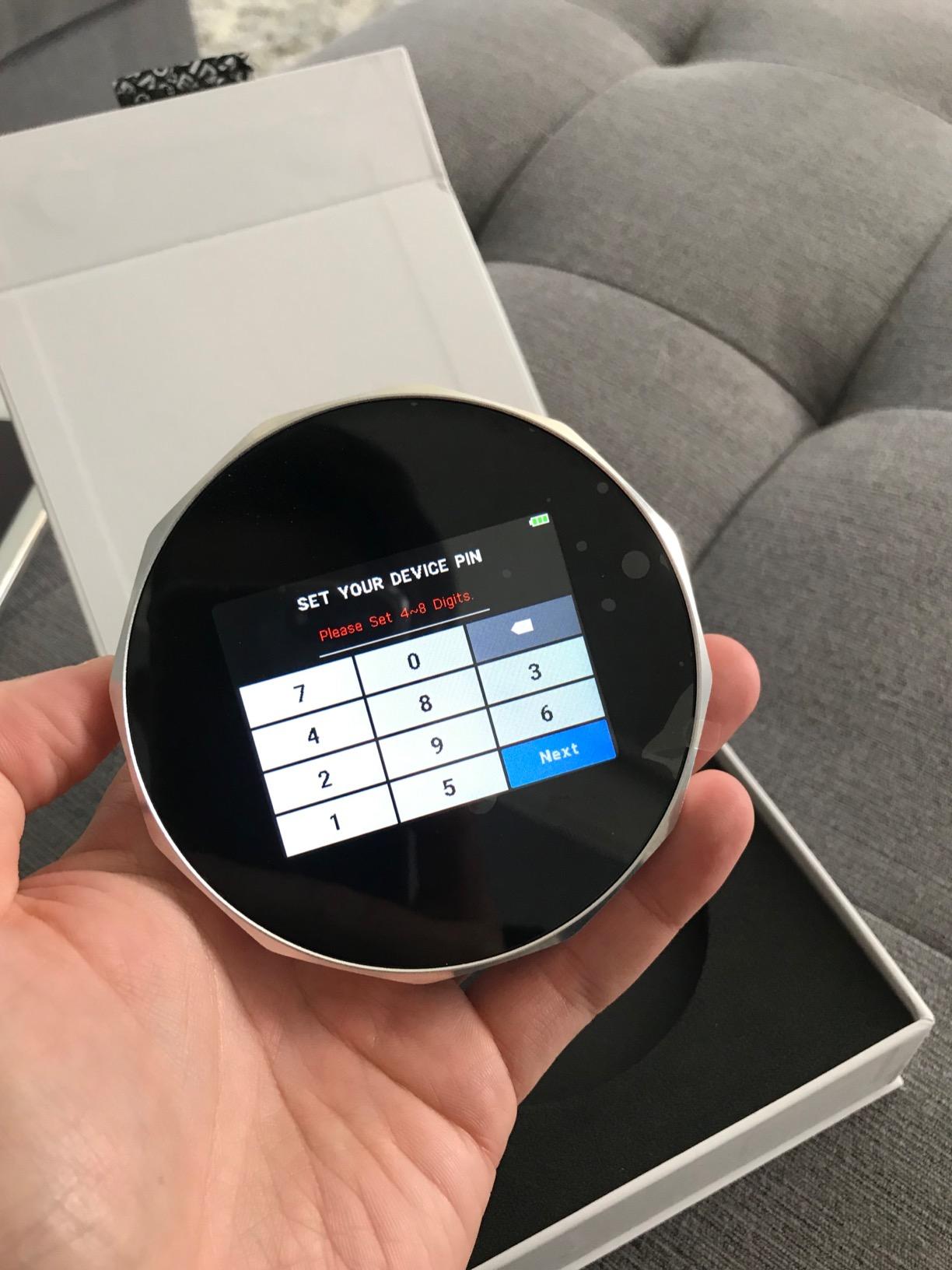 SecuX V20 Plus - Most Secure Crypto Hardware Wallet w/Bluetooth & NFT Support - Cross Platform - Easily Manage Your Bitcoin, Ethereum, BTC, ETH, SOL, LTC, Doge, BNB, XLM, ERC20, BSC and More customer photo 2