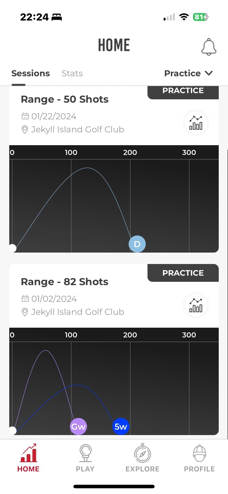 Rapsodo Mobile Launch Monitor Golf Simulator | MLM iPhone & iPad Only | Indoor & Outdoor Swing Analyzer & Tracker | GPS Satellite View customer photo 1
