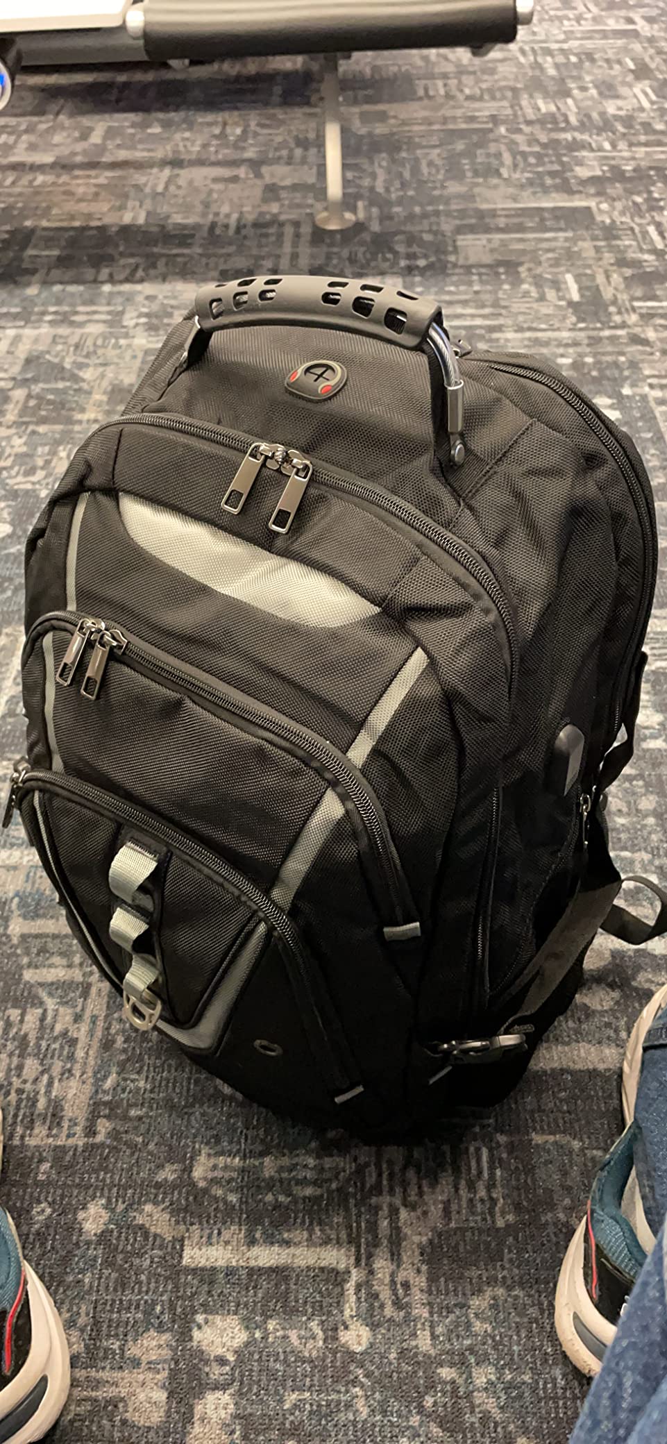18.4 Laptop Backpack for Men, 55L-60L Extra Large Backpack for Travel Work | TSA Friendly Flight Approved RFID Anti-theft Pocket, Water Resistant Suiltable for Travel Business Work, xl Backpacks for Men customer photo 2
