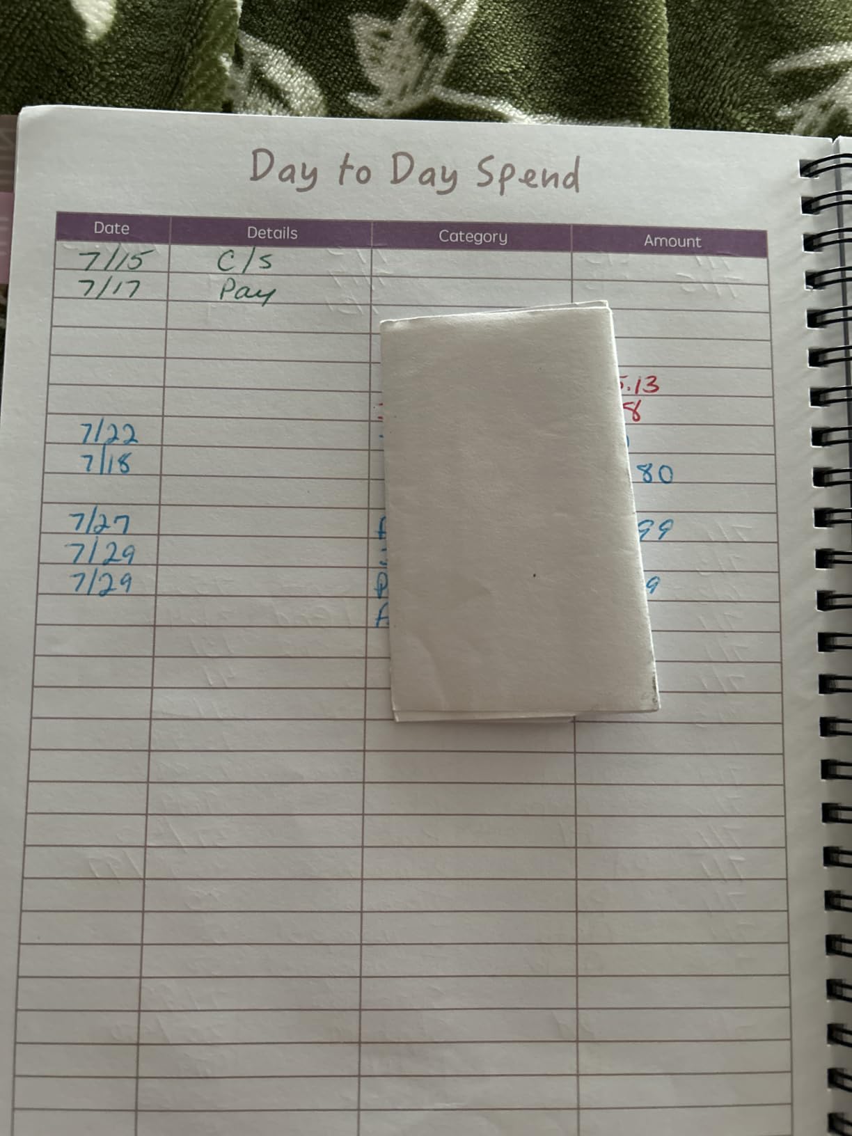 SOLIGT Budget Planner Monthly Bill Organizer Book (Undated) with 12 Pockets | Budget Book for Income, Debt, Expense, Saving and Bill Tracker Financial Notebook, Purple, Spiral Design, 9x6 customer photo 1