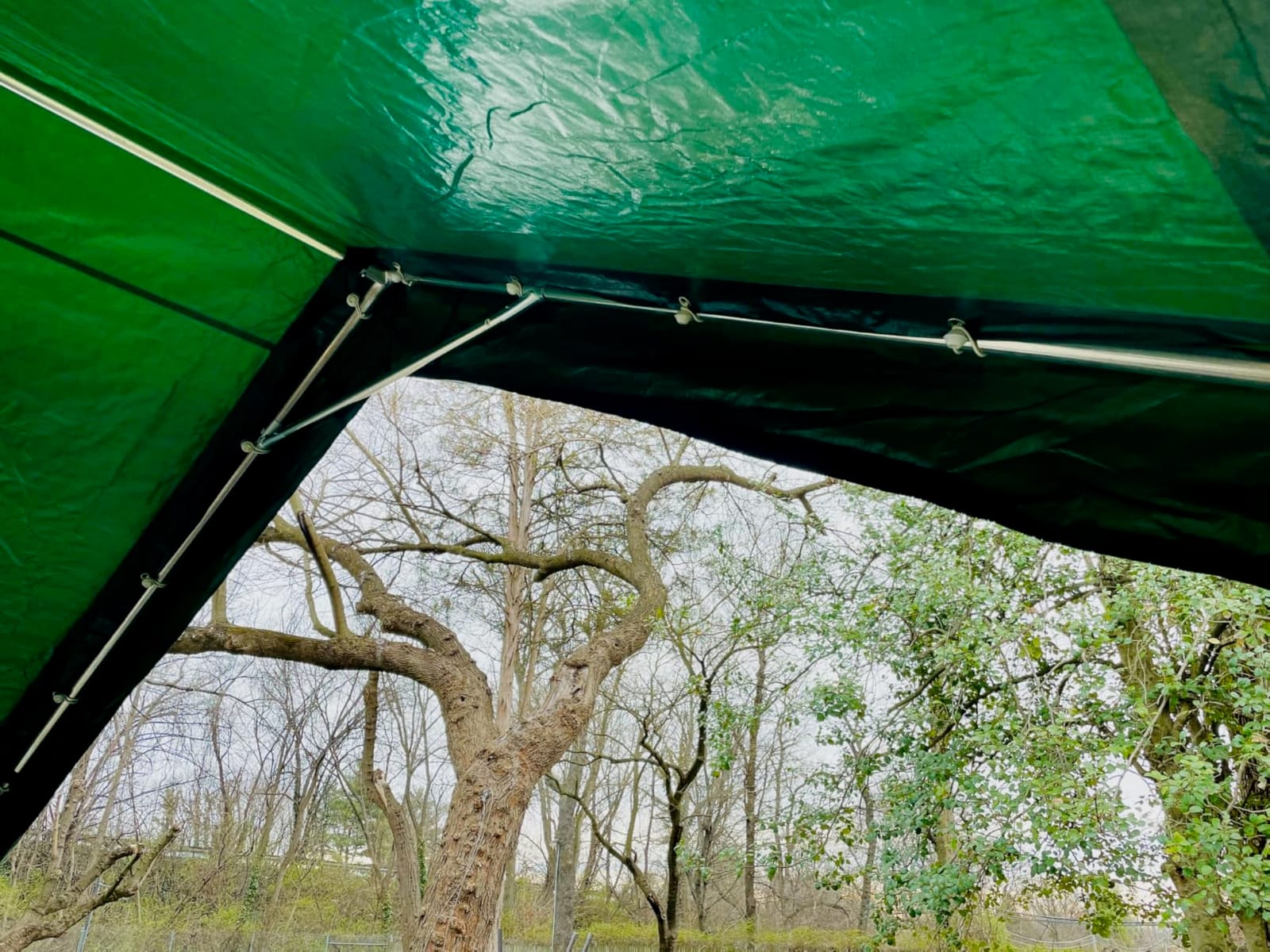 ADVANCE OUTDOOR 10x20 ft Heavy Duty Carport Portable Car Canopy Garage Party Tent Boat Shelter, Adjustable Height from 9.5 ft to 11 ft, White customer photo 1
