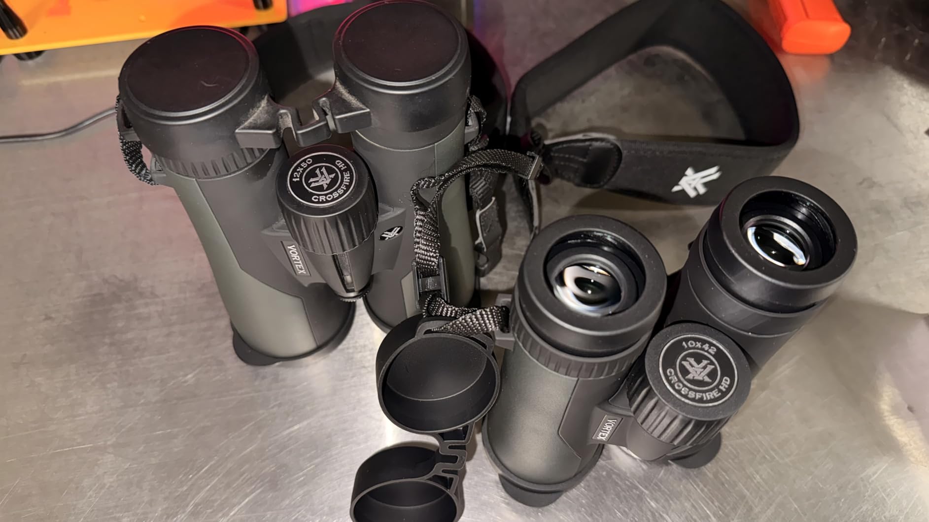Vortex Crossfire HD 10x42 Binoculars | HD Optics, Tripod Adaptable, Waterproof, Fogproof, Shockproof, Included GlassPak Harness - Unlimited, Unconditional Warranty customer photo 2