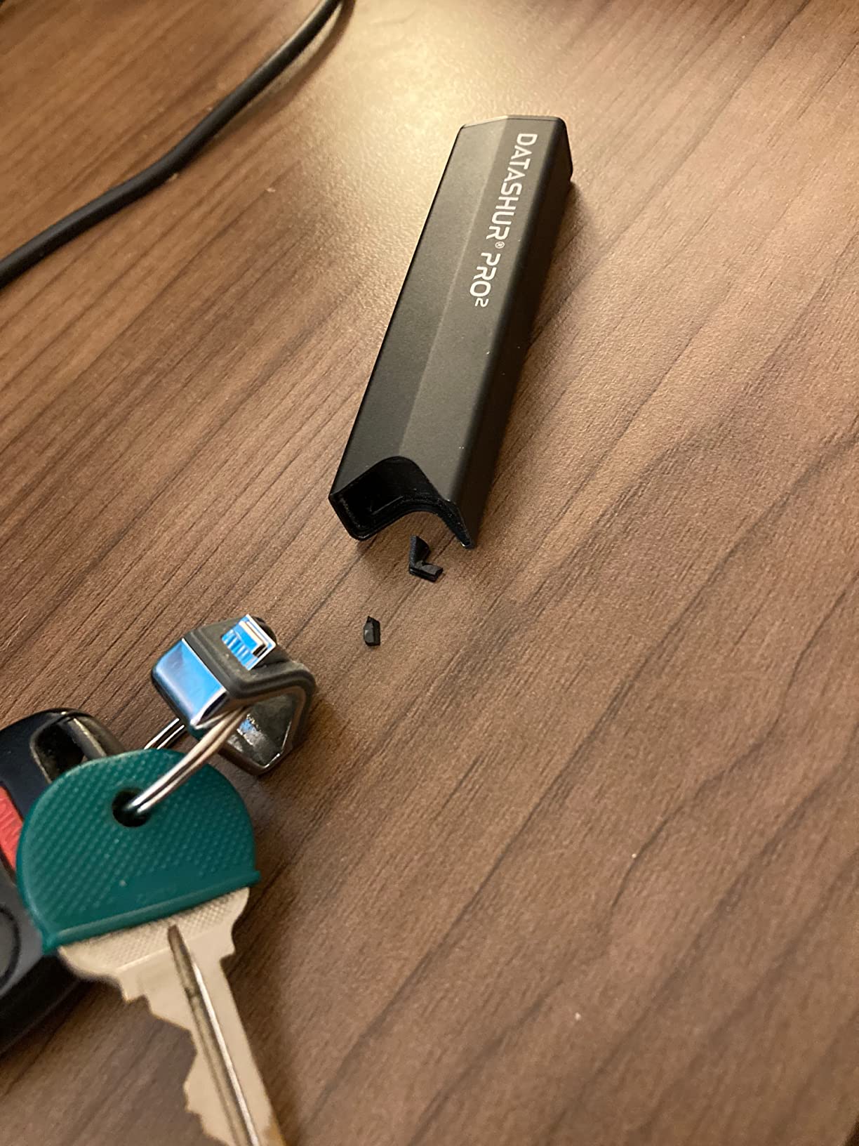 iStorage datAshur PRO2 128 GB | Secure Flash Drive | FIPS 140-2 Level 3 Certified | Password protected | Dust/Water-Resistant customer photo 1