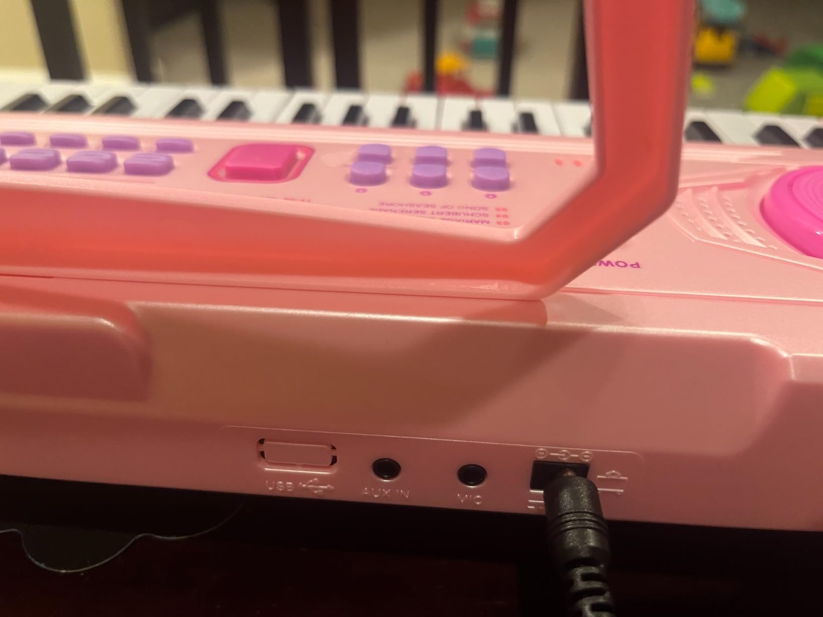 Kids Piano Keyboard, 61 Key Portable Electronic Piano with Teaching Mode customer photo 1