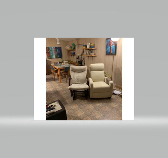 Yaheetech Recliner Chair with 3 Adjustable Angles, Compact Faux Leather Reclining Sofa Chair with Lumbar Support customer photo 2