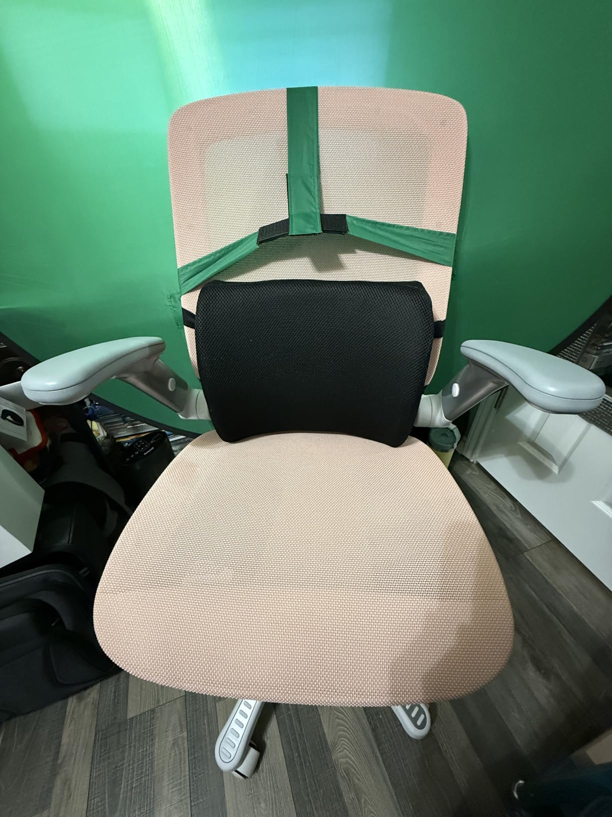 Ergonomic Office Chair, High Back Home Desk Chair with Headrest, Flip-Up Arms, 90-120 Degree Tilt Lock and Wide Cushion, Big and Tall Mesh Chairs for Man Woman, Black Task Chair customer photo 1