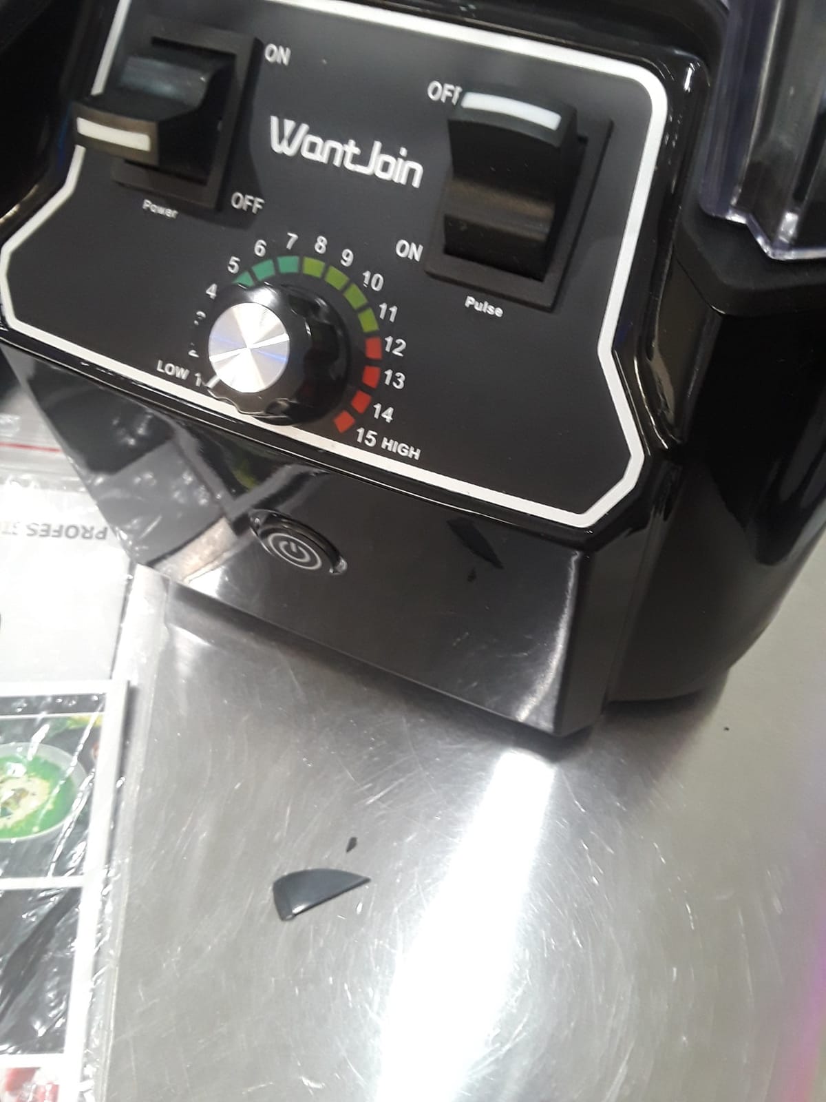 WantJoin Professional Commercial Blender With Shield Quiet Sound Enclosure 2200W, Self-Cleaning, Black customer photo 1
