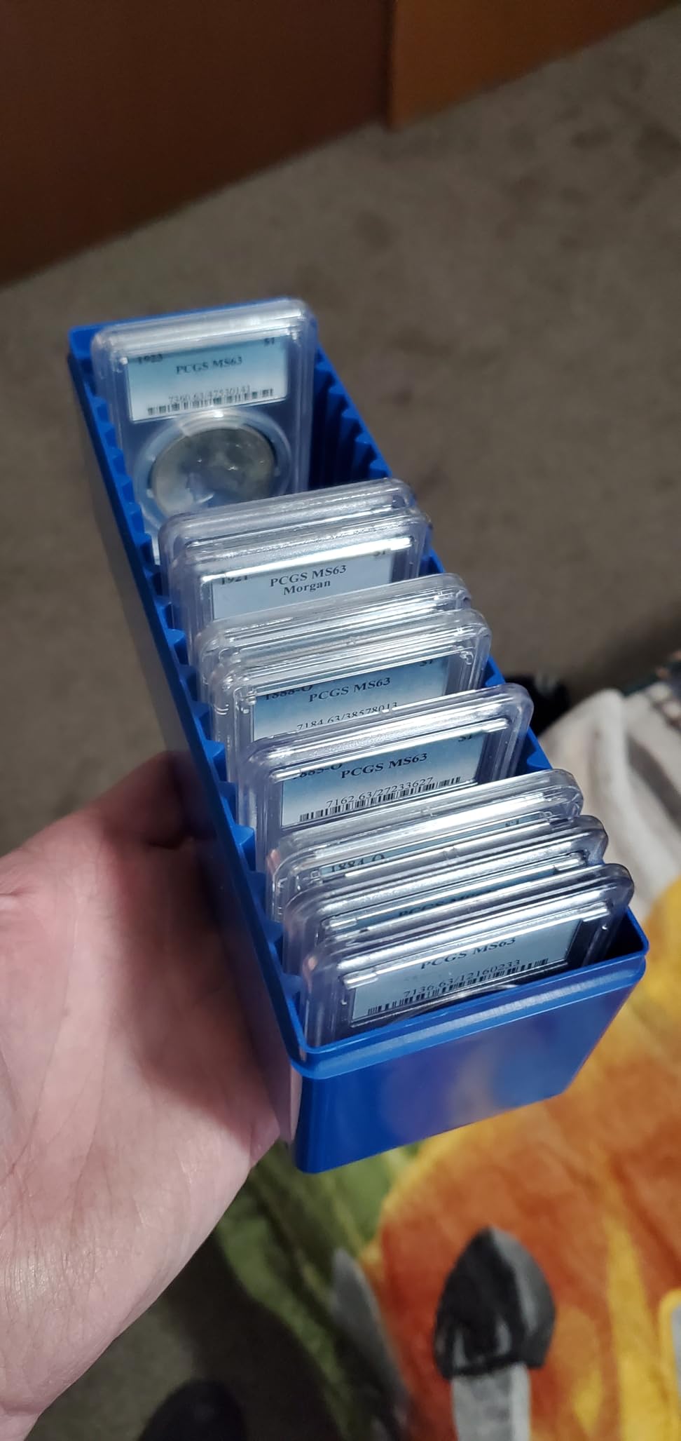 Plastic Storage Box for 20 Slab Coin Holders Black customer photo 1