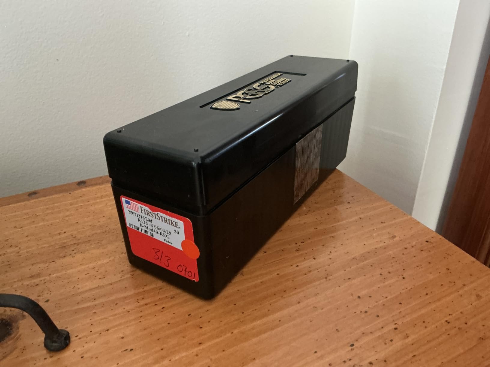 Plastic Storage Box for 20 Slab Coin Holders Black customer photo 2