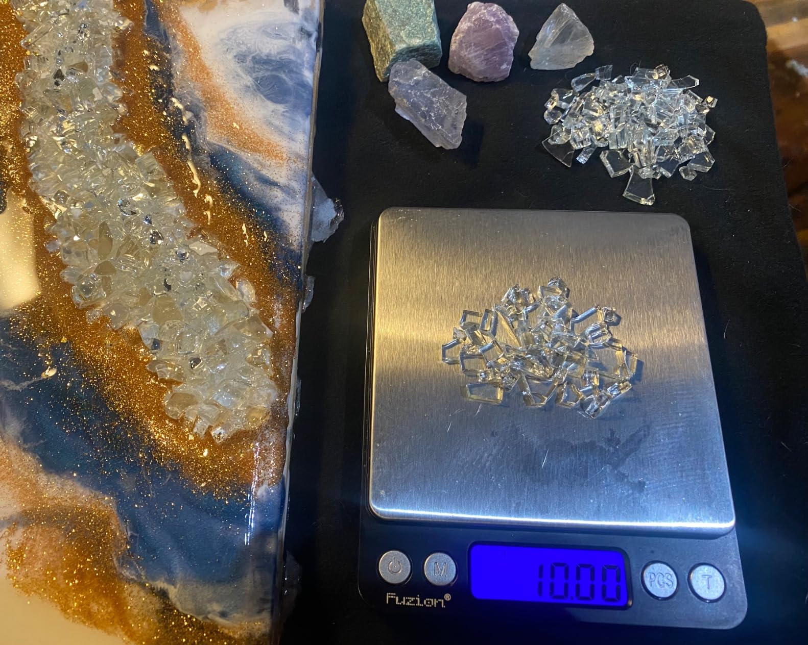 Fuzion Digital Gram Scale .01 Gram Accuracy, 500g Small Jewelry Scale | Small Kitchen Food Scale with 2 Trays for Herb, Powder, Coffee, Gold, Coin - Weight Gram and Oz customer photo 1