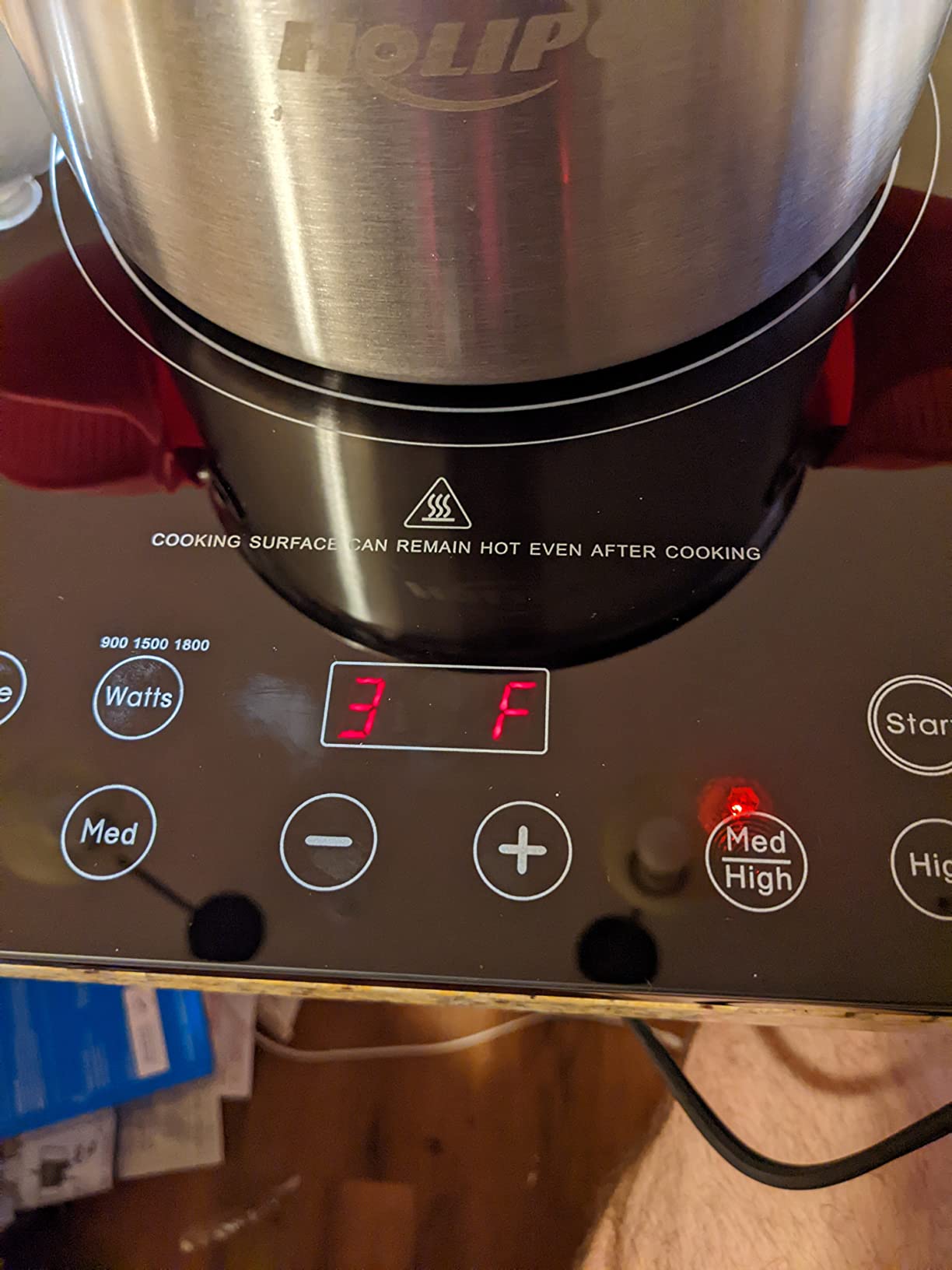 Nuwave Pro Chef Induction Cooktop, NSF-Certified, Commercial-Grade | Portable, Powerful 1800W, Large 8