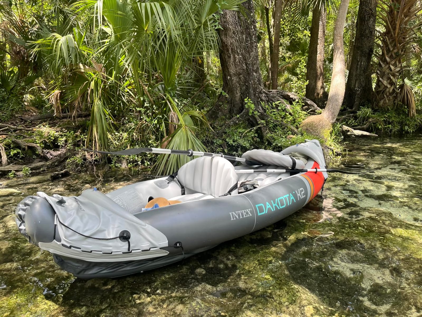 INTEX Dakota K2 Inflatable Kayak 2-Person Portable Set with Paddles & Pump | 68310VM customer photo 1