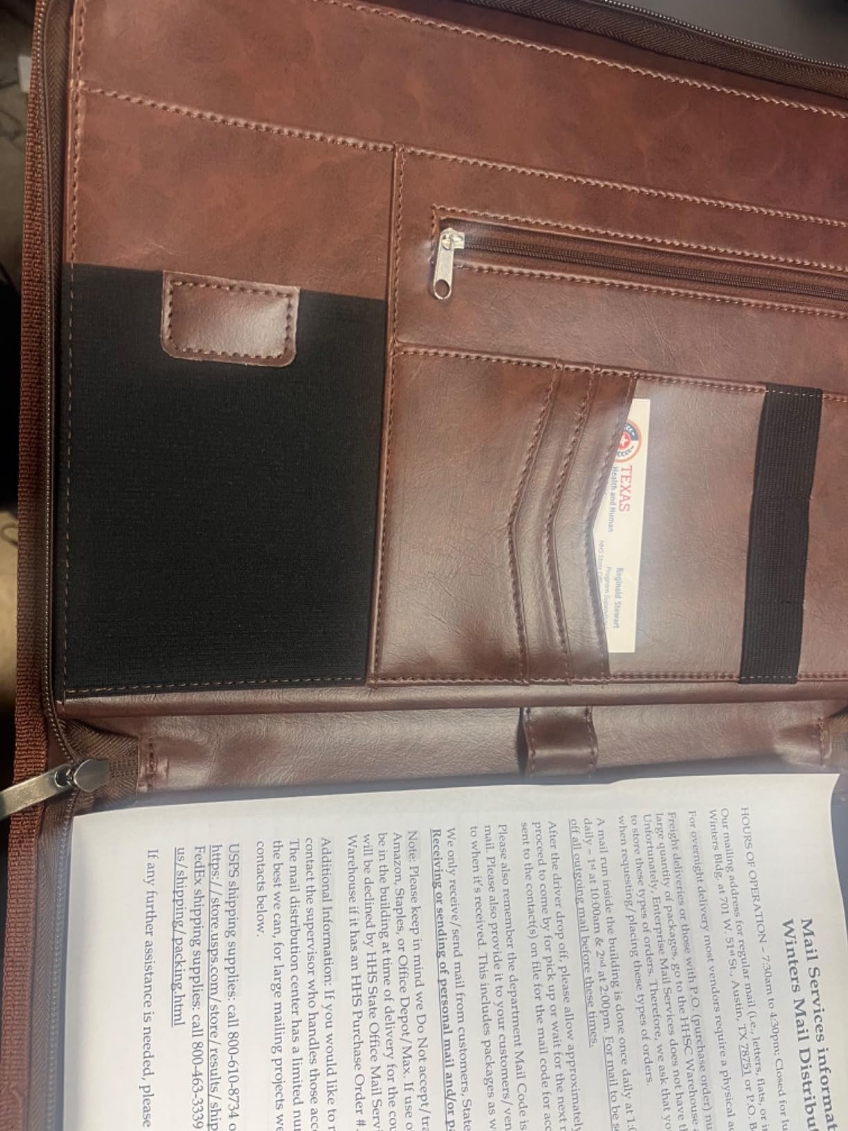 ProCase Portfolio Business Padfolio Folder with Zipper -Black | Conference Meeting Executive File Legal Document Organizer with Pockets Letter Size A5 Writing Pad Notepad Padfolio customer photo 1