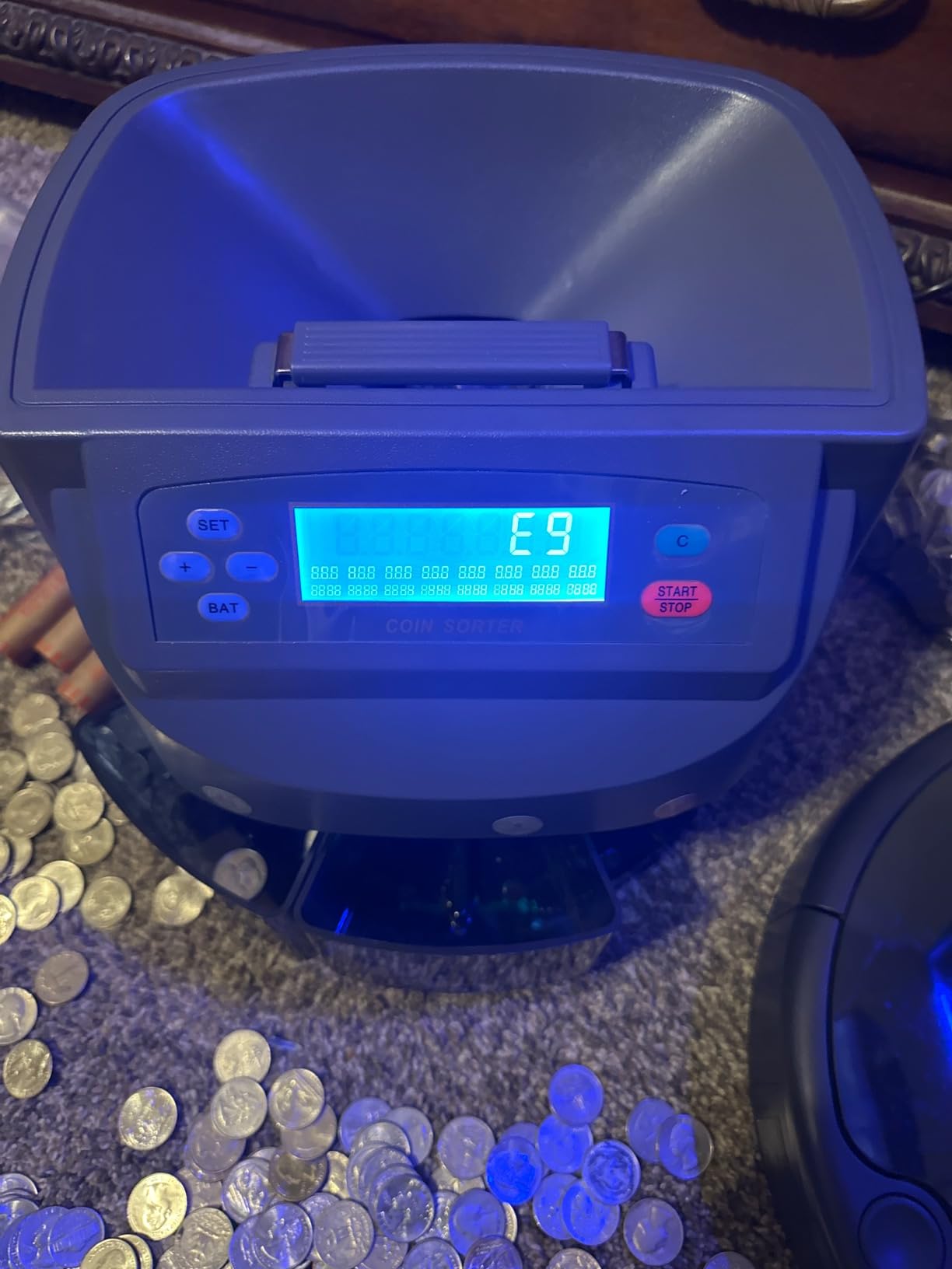 Electronic USD Coin Sorter and Counter with LCD Display, Sorts 270 Coins Per Minute into Coin Wrappers or Bins by EX ELECTRONIX EXPRESS customer photo 2