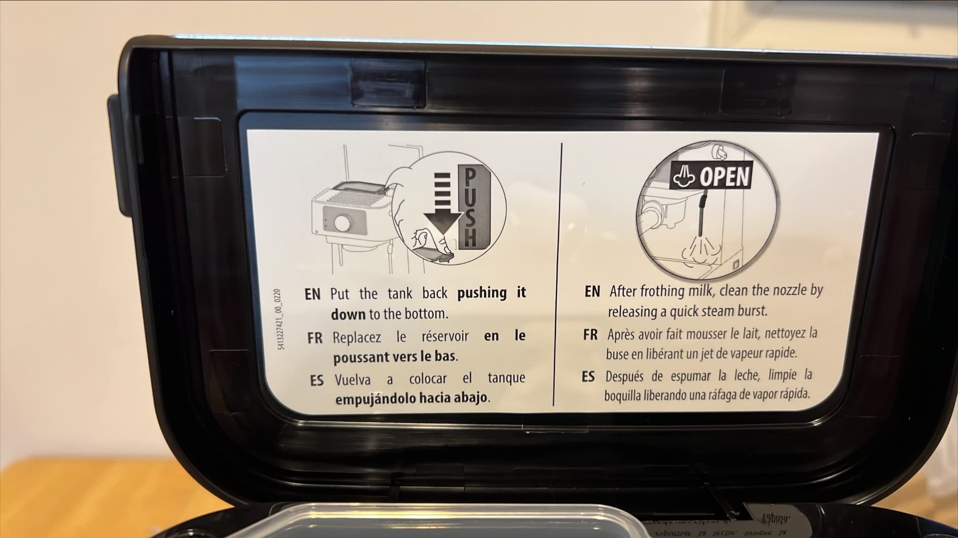 De'Longhi Stilosa Compact Manual Espresso Machine, Manual Milk Frother customer photo 1