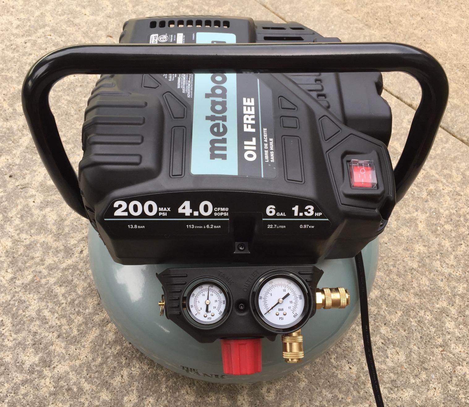 Metabo HPT Portable Pancake Air Compressor, 6 Gallon 200 PSI, EC914S customer photo 1