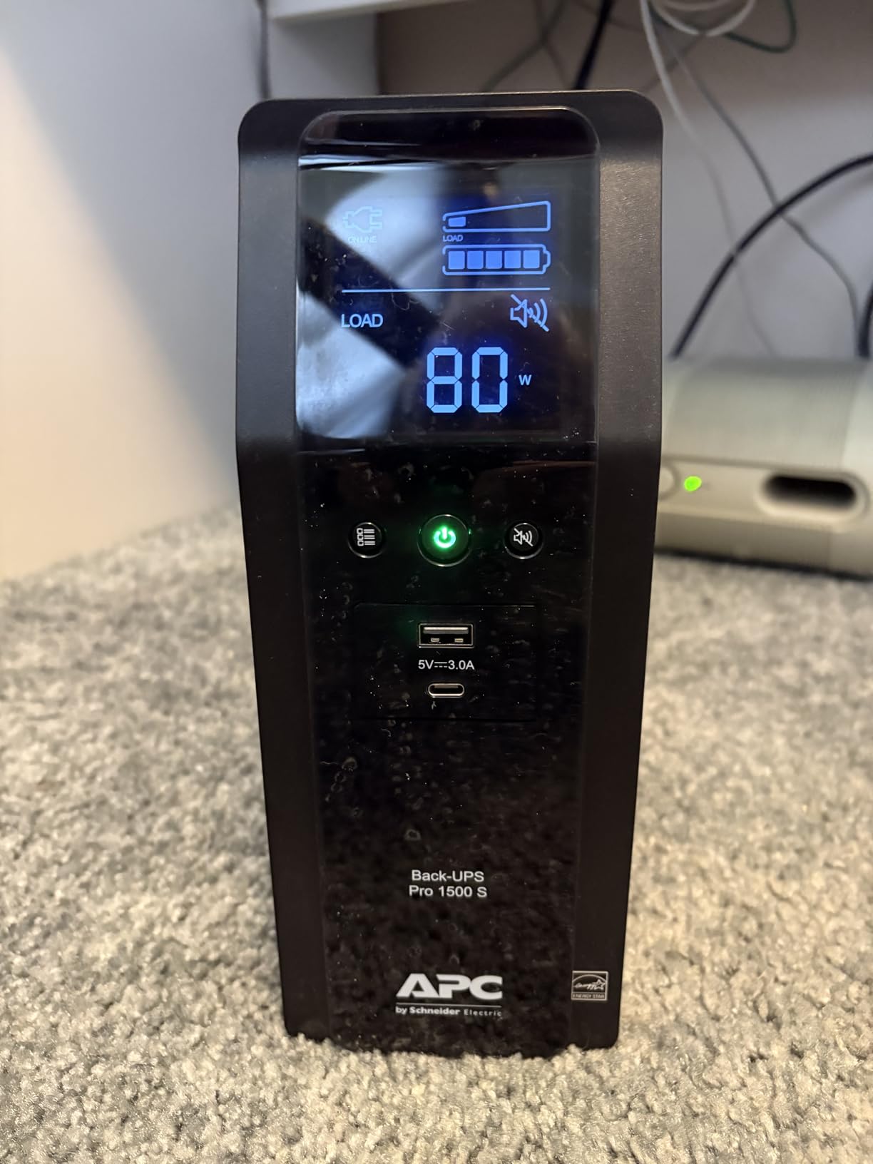 APC UPS 1500VA/900W Pure Sine Wave UPS for Computer, Electronics, BR1500MS2 | Back-UPS Pro Sinewave UPS customer photo 1