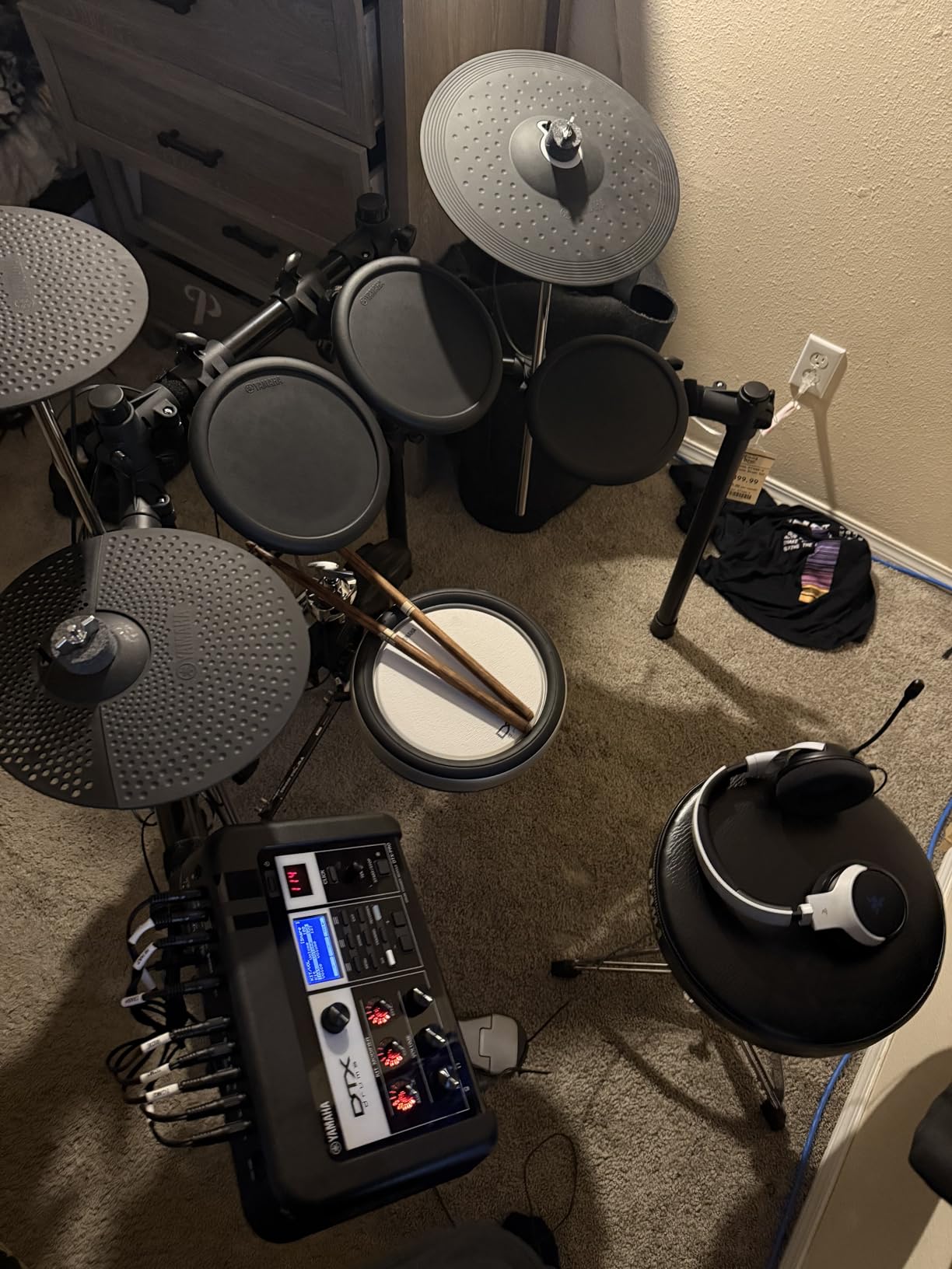 Yamaha DTX6K-X Electronic Drum Set with DTX-PRO Module, 70 Premium Customizable Kits, Kit Modifier Controls, USB Audio/MIDI, Silent Silicone Heads, DTX Touch Sound Editor Smart App customer photo 2