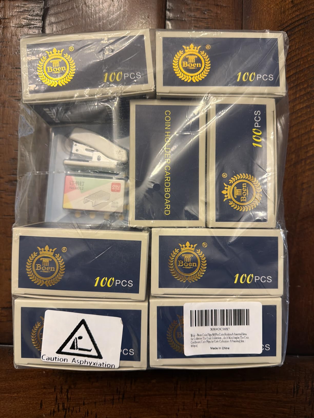 Boen Coin Flips 10 Assorted Sizes 1000Pcs Coin Holders for Colletors The Coin Collection Supplies Include A Mini Stapler The Coin Cardboard Coin Flips for Coin Collection (10 Assorted Size 1000pcs) customer photo 1