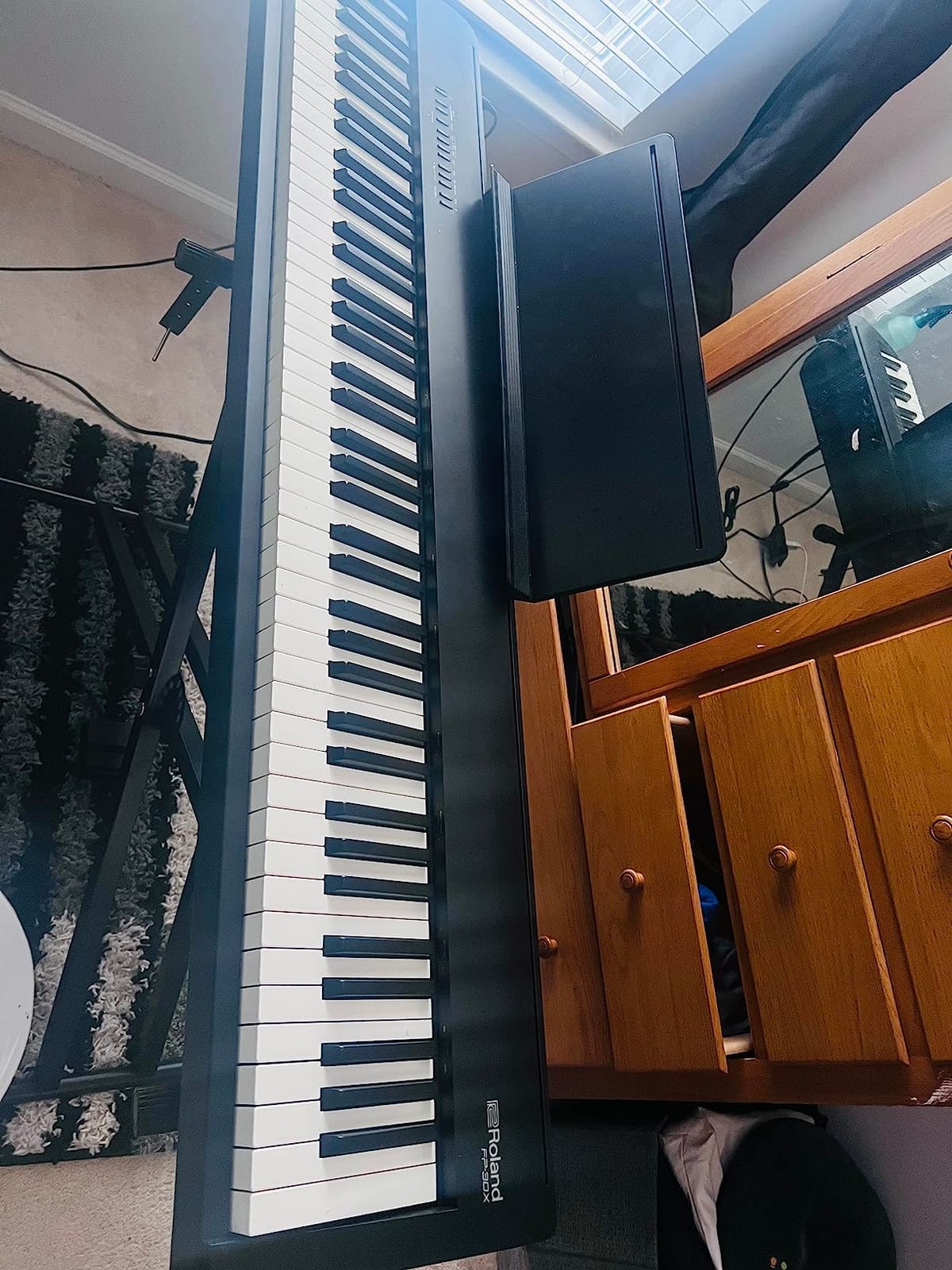 Roland FP-30X 88-Key Digital Piano - Slim & Stylish with SuperNATURAL Engine and PHA-4 Keyboard, Bluetooth & MIDI Connectivity, Black customer photo 1